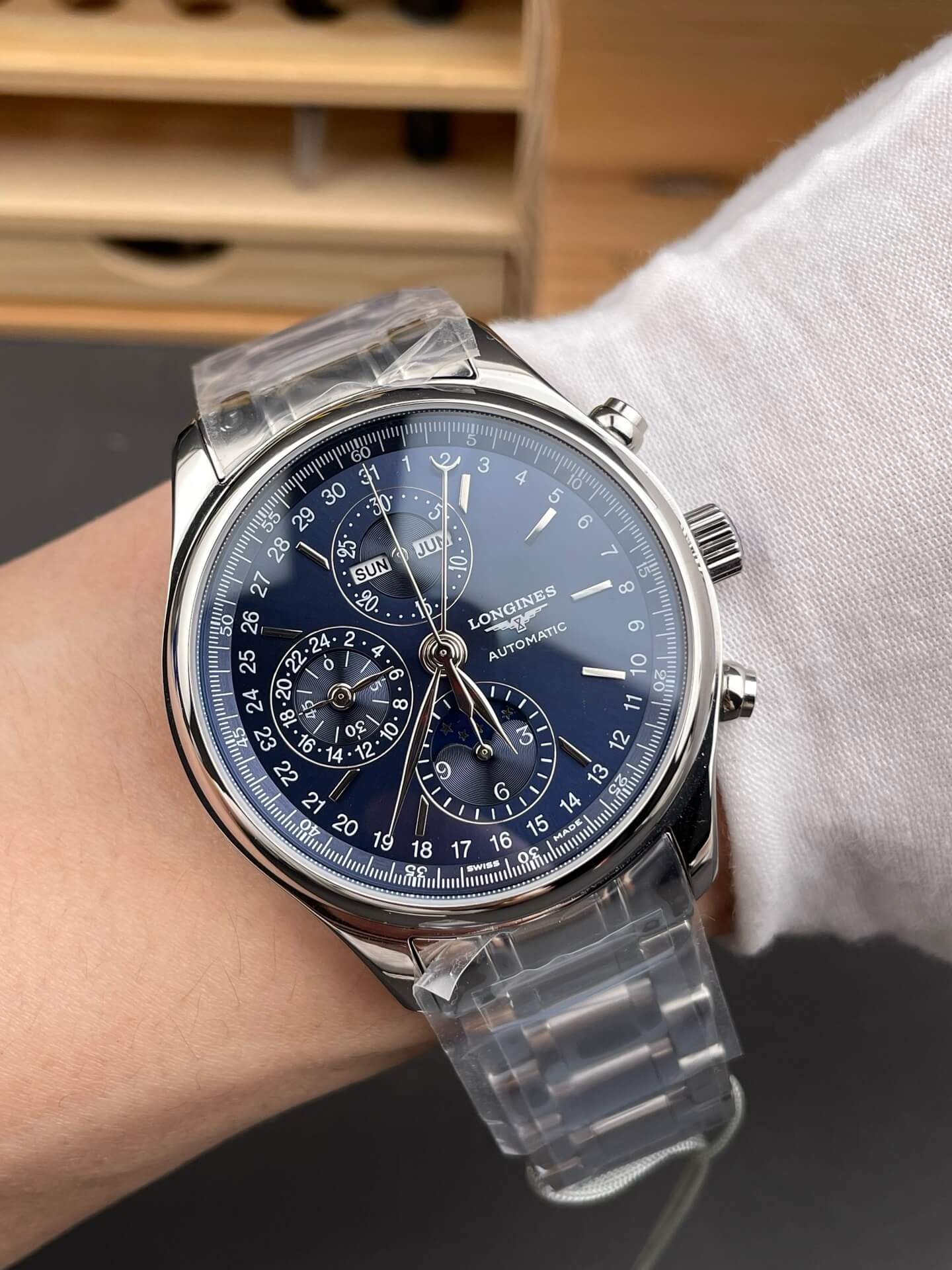 Longines Replica Master Collection Chronograph Moon Phase Super Clone Watch L2.773.4.92.6