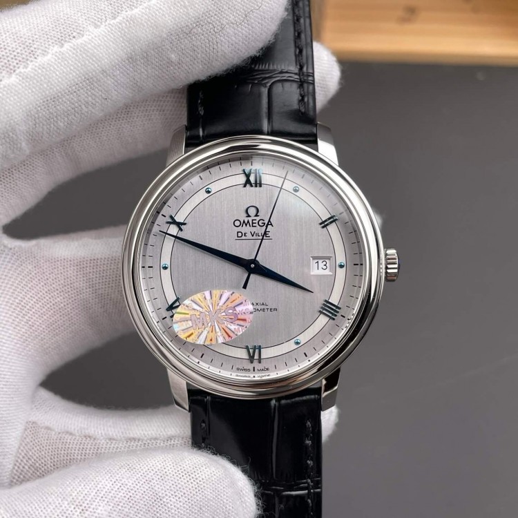 Omega Replica De Ville Prestige Super Clone Watch 42413402002003