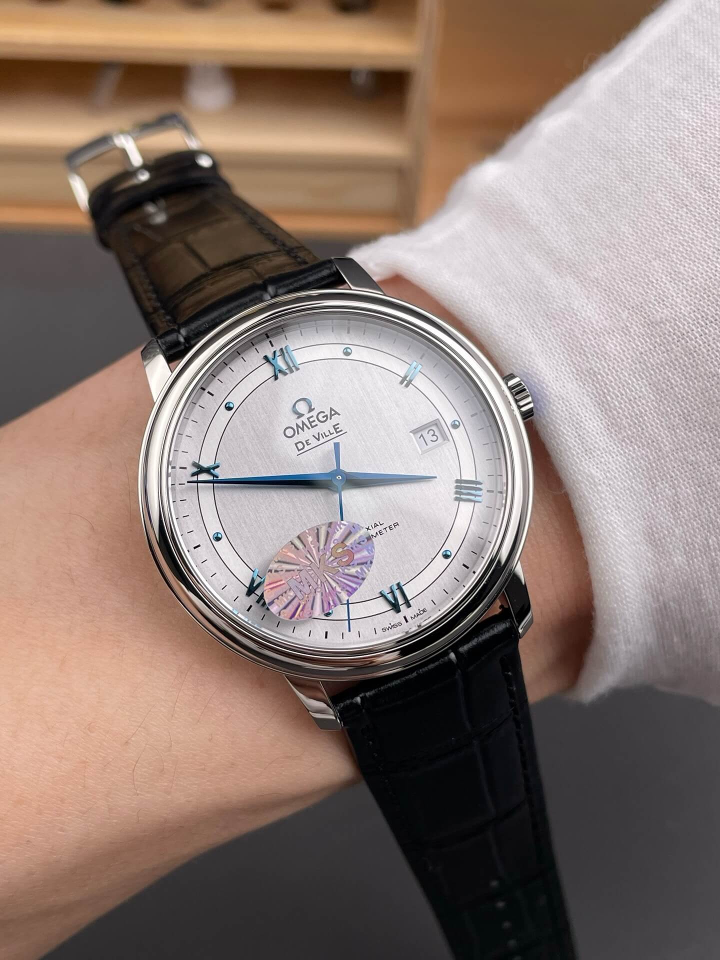 Omega Replica De Ville Prestige Super Clone Watch 42413402002003
