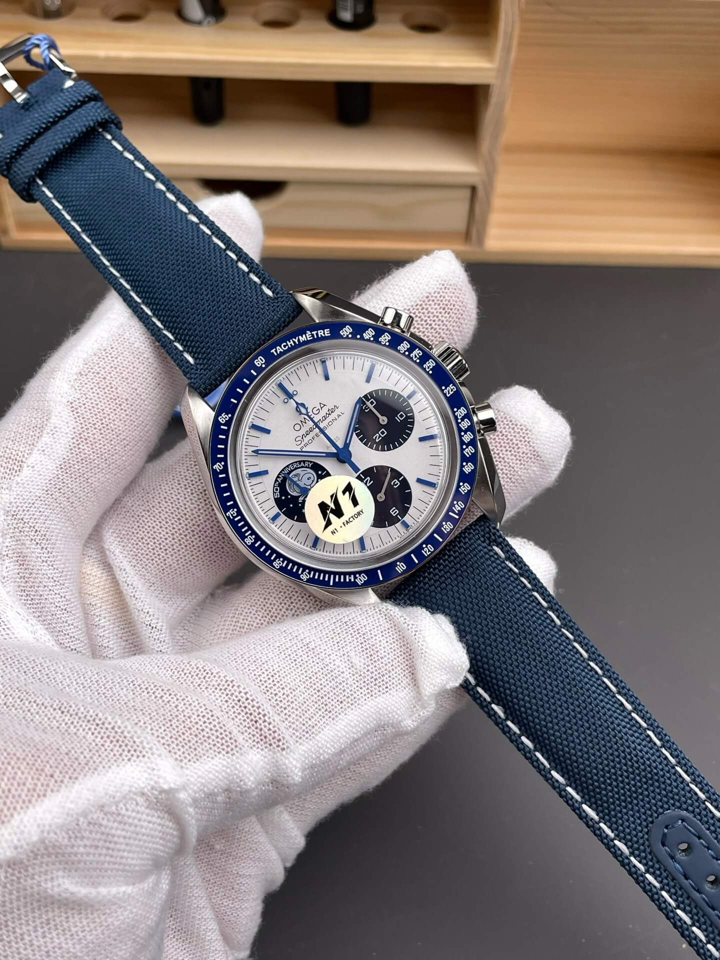 Omega Replica Speedmaster “Silver Snoopy Award” 50th Anniversary High Quality Watch 31032425002001