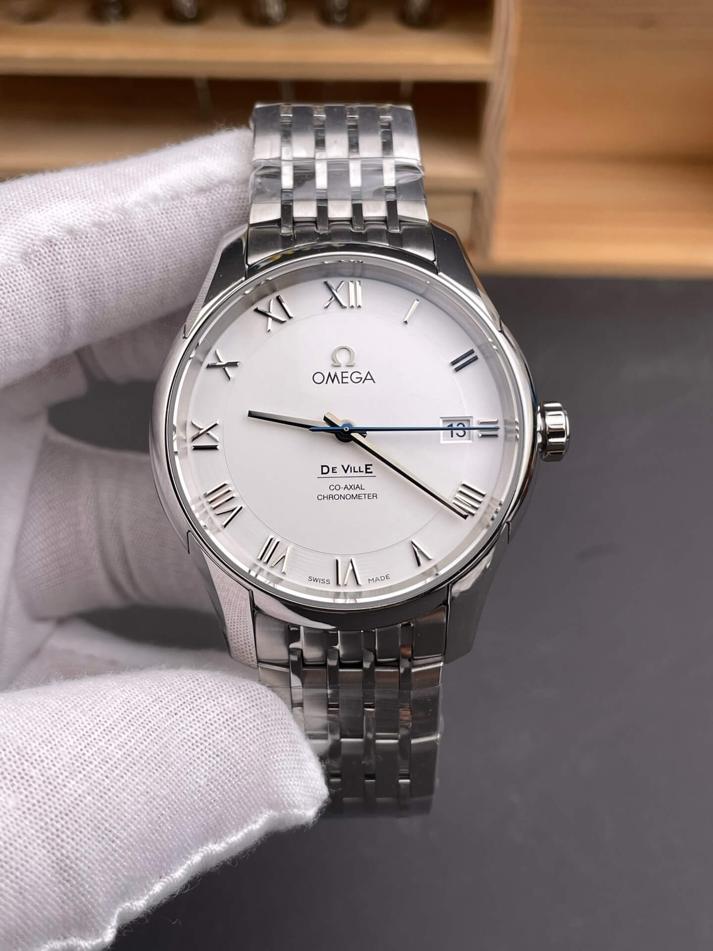 Omega Replica De Ville Super Clone Watch 43110412102001