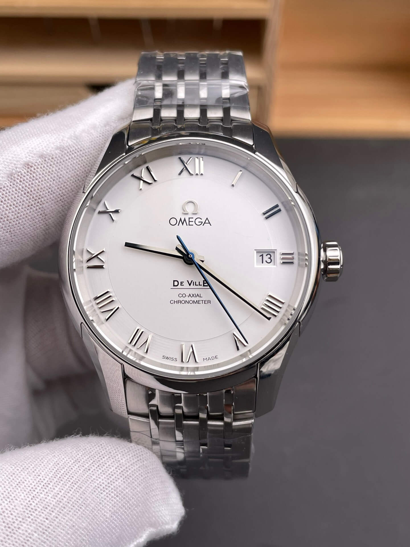 Omega Replica De Ville Super Clone Watch 43110412102001