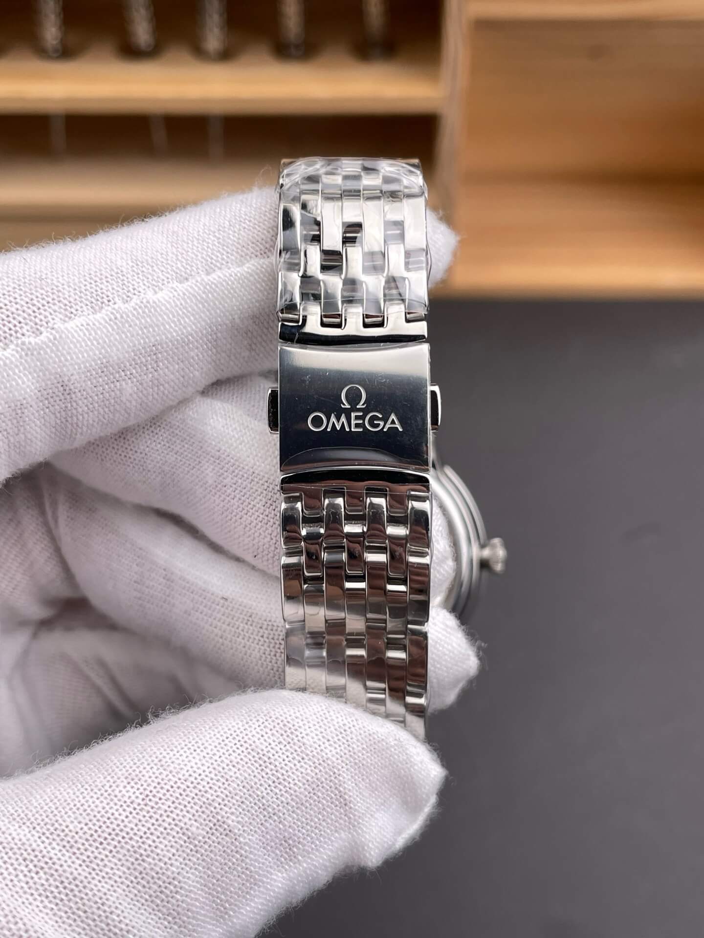 Omega Replica De Ville Prestige Super Clone Watch 43410342003002