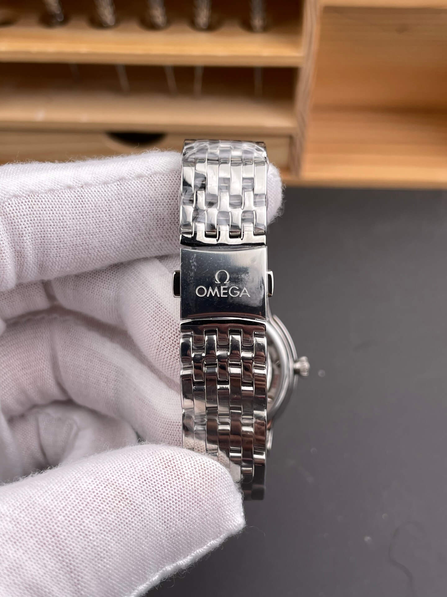Omega Replica De Ville Prestige Super Clone Watch 43410342010001