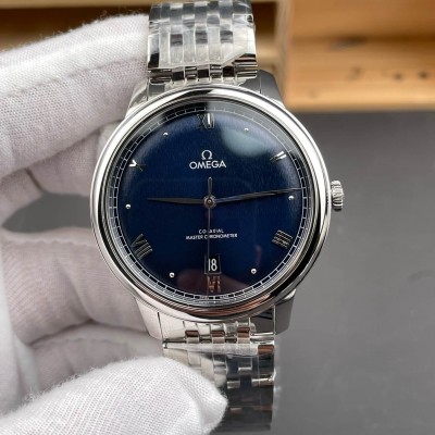 Omega Replica De Ville Prestige Super Clone Watch 43410402003001