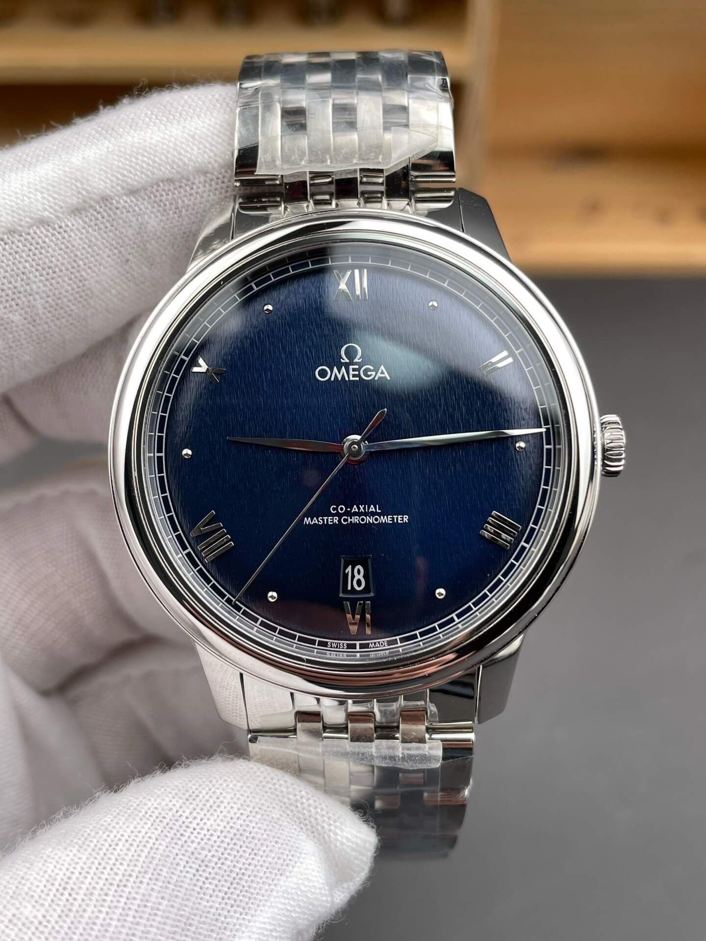 Omega Replica De Ville Prestige Super Clone Watch 43410402003001