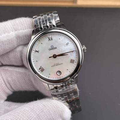 Omega Replica De Ville Prestige Super Clone Watch 43410342005001