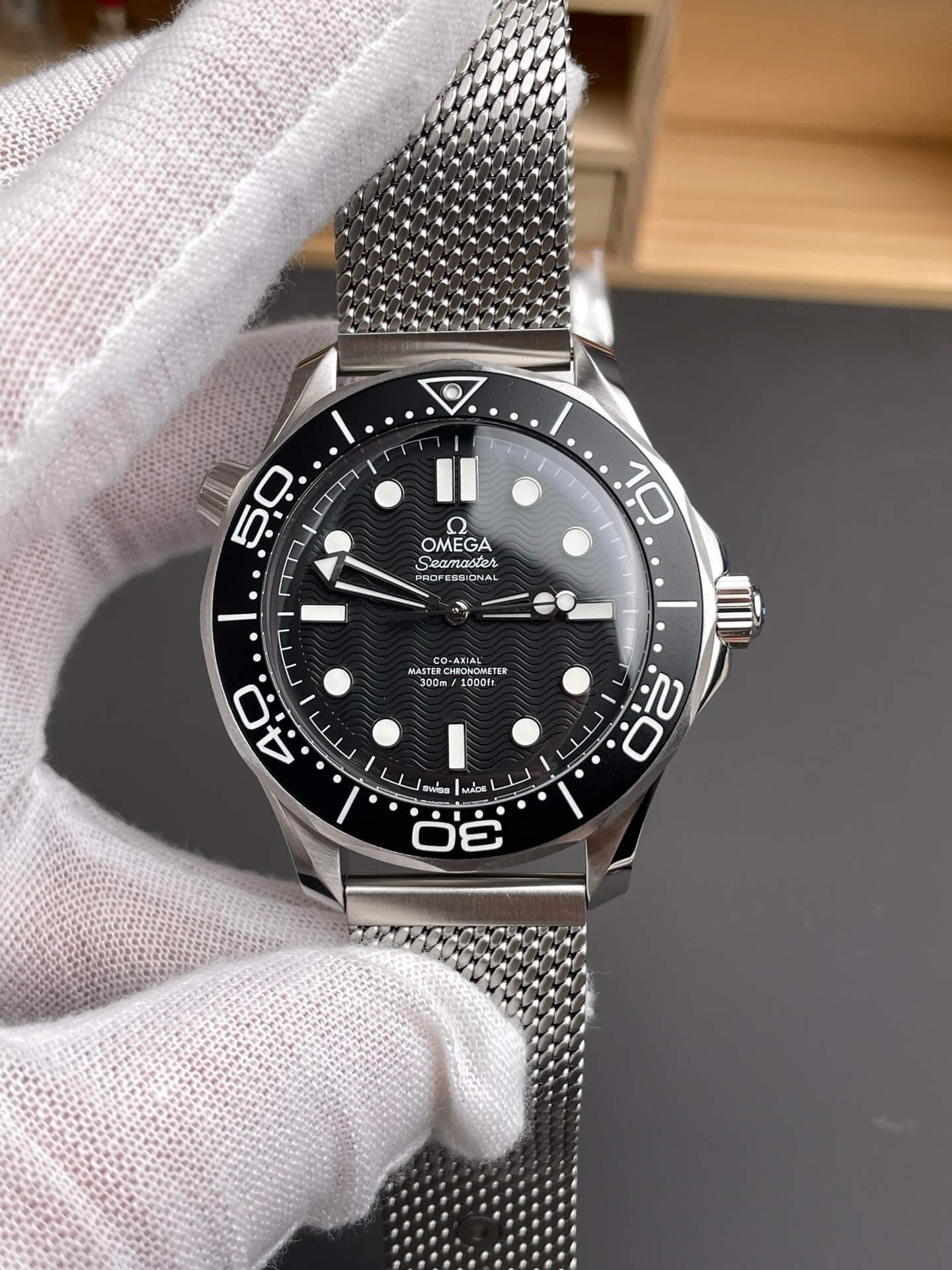 Omega Replica Seamaster Diver 300M Super Clone Watch 21030422001010 Omega Replica Seamaster Diver 300M Super Clone Watch 21030422001010