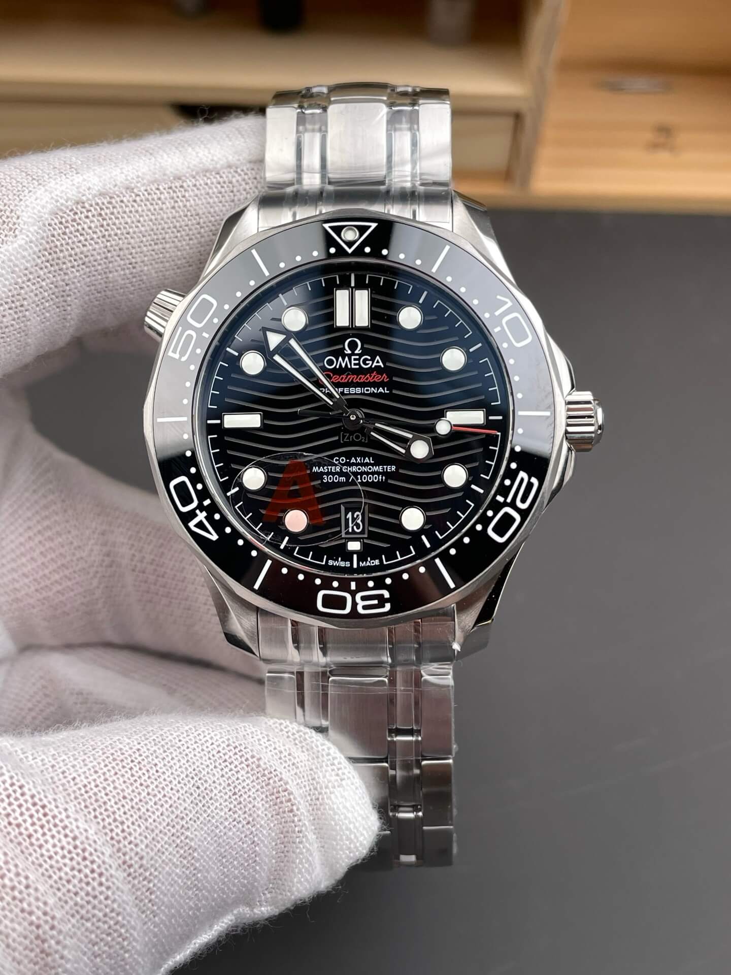 Omega Replica Seamaster Diver 300M Super Clone Watch 21030422001001 Omega Replica Seamaster Diver 300M Super Clone Watch 21030422001001