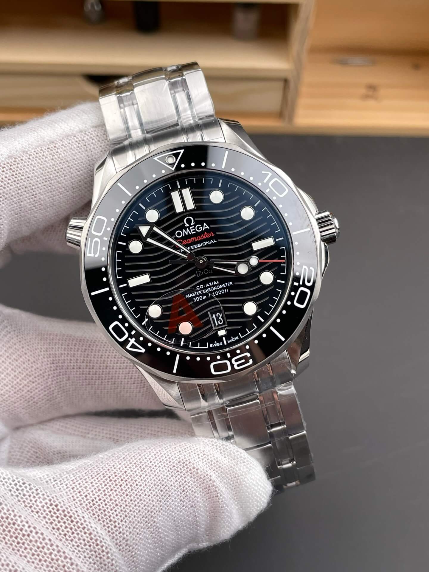 Omega Replica Seamaster Diver 300M Super Clone Watch 21030422001001 Omega Replica Seamaster Diver 300M Super Clone Watch 21030422001001