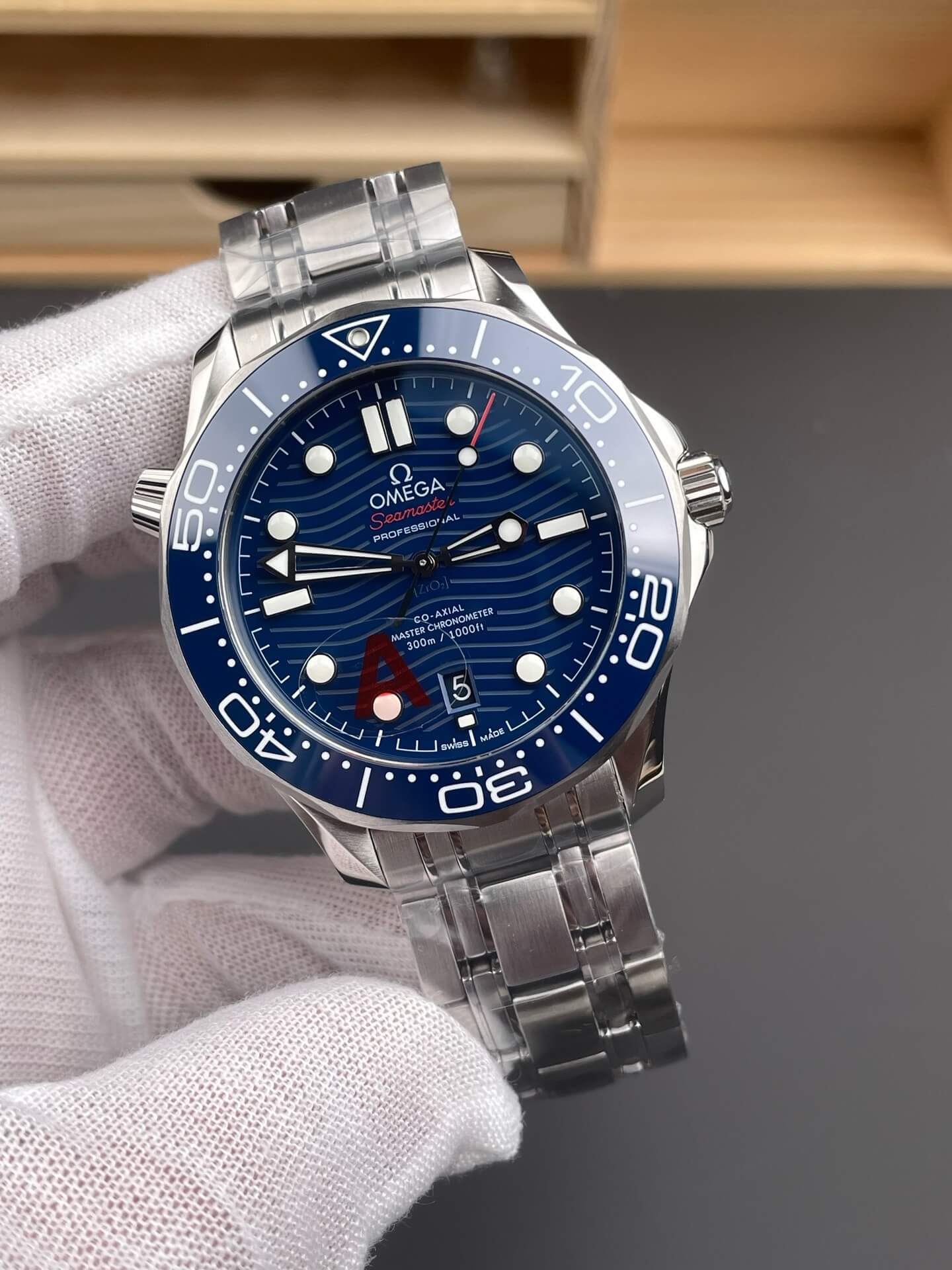 Omega Replica Seamaster Diver 300M Super Clone Watch 21030422003001 Omega Replica Seamaster Diver 300M Super Clone Watch 21030422003001