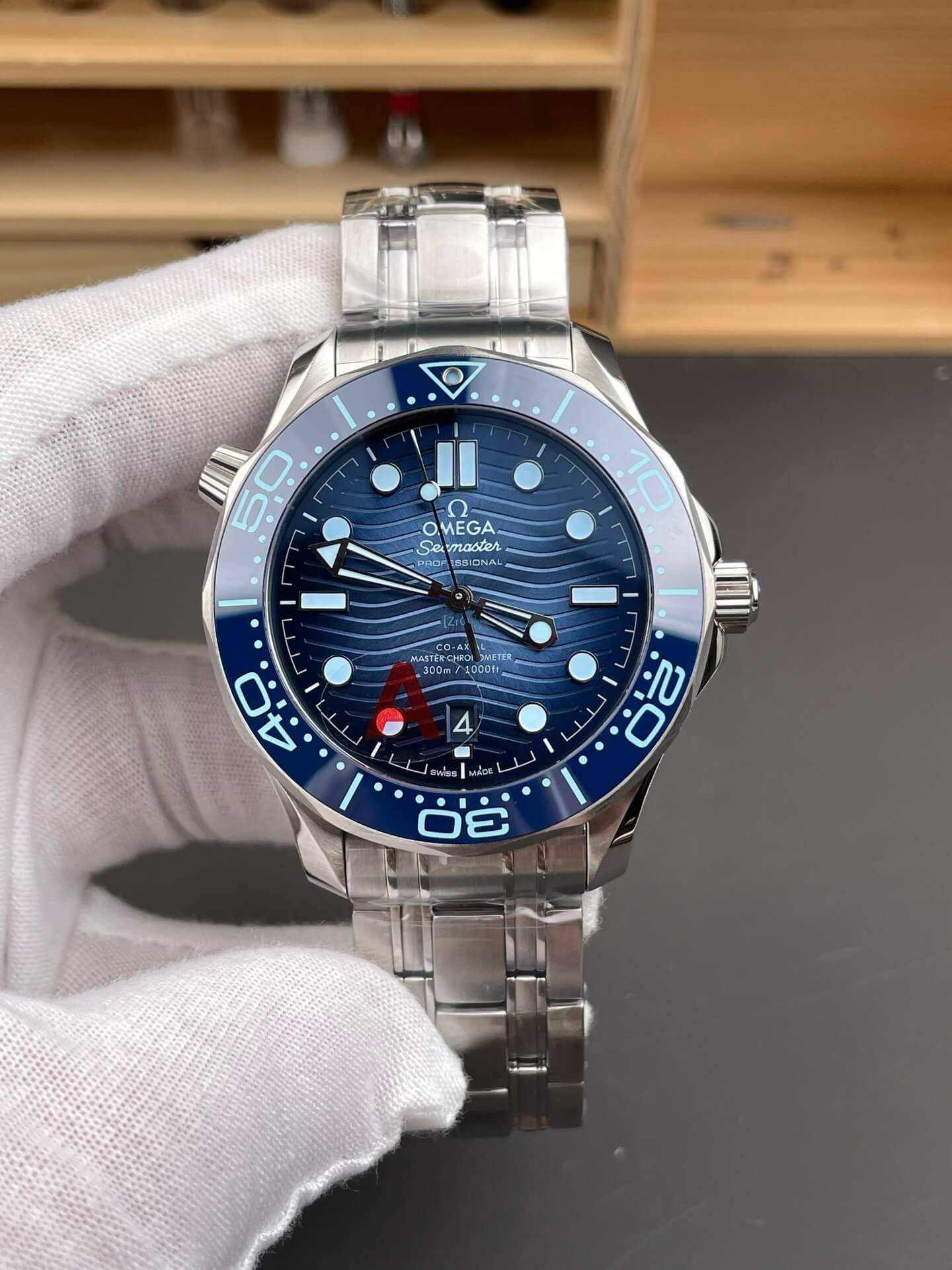 Omega Replica Seamaster Diver 300M Super Clone Watch 21030422003003 Omega Replica Seamaster Diver 300M Super Clone Watch 21030422003003
