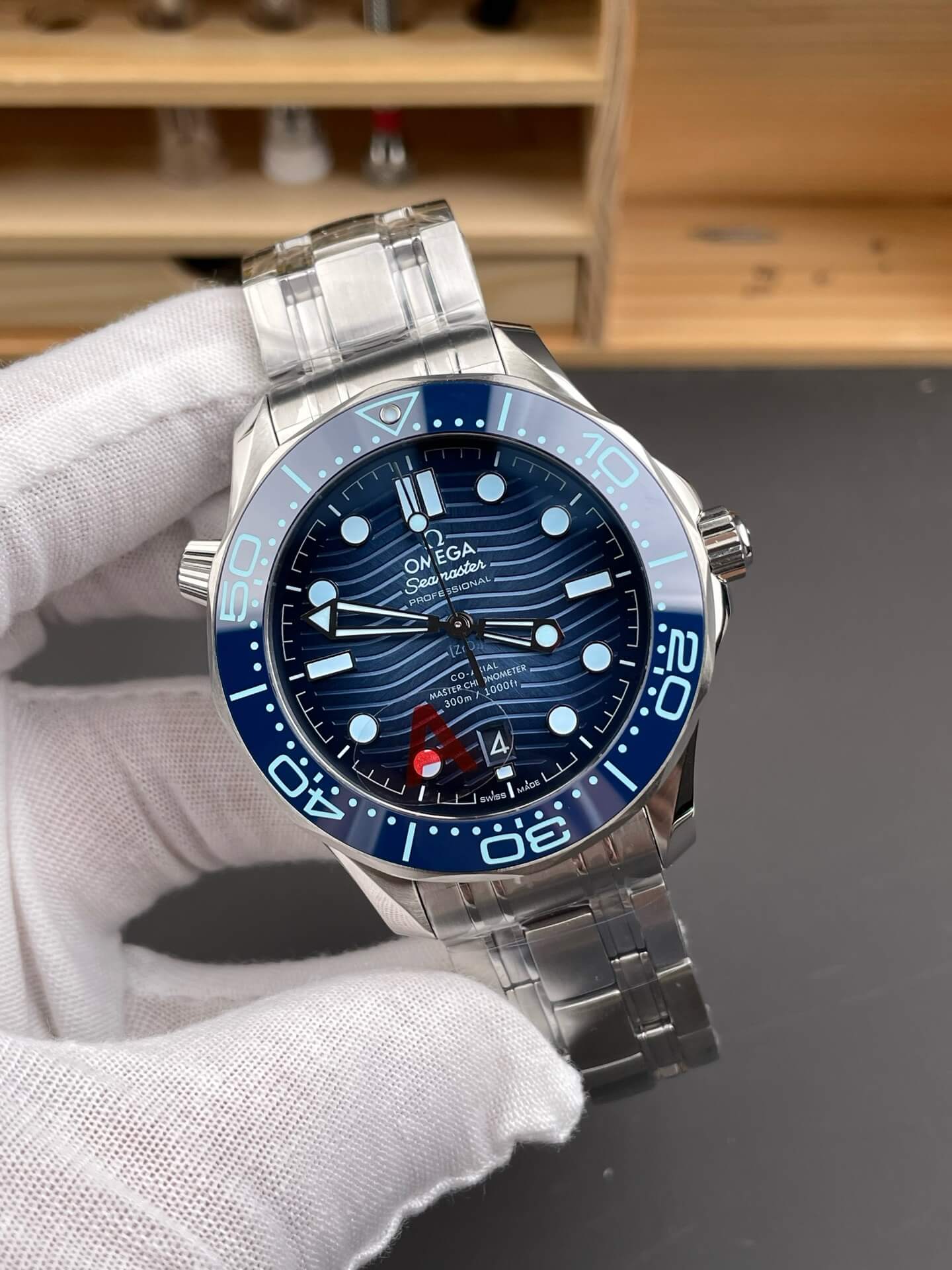 Omega Replica Seamaster Diver 300M Super Clone Watch 21030422003003 Omega Replica Seamaster Diver 300M Super Clone Watch 21030422003003