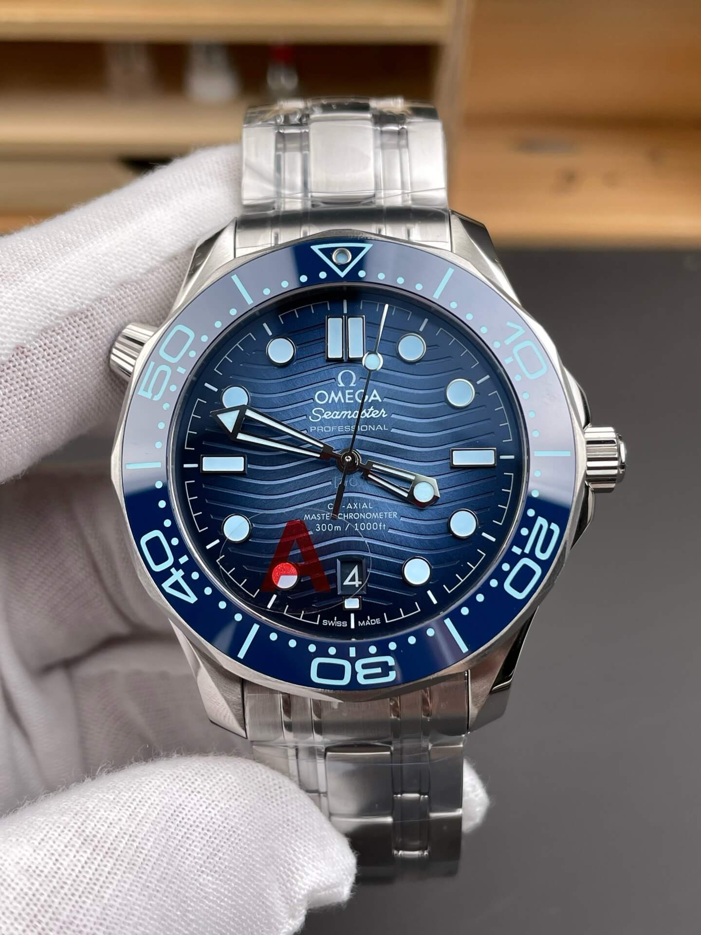 Omega Replica Seamaster Diver 300M Super Clone Watch 21030422003003 Omega Replica Seamaster Diver 300M Super Clone Watch 21030422003003
