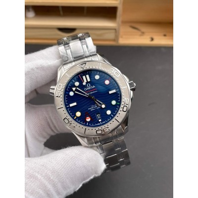 Omega Replica Seamaster Diver 300M "Beijing 2022" Super Clone Watch 52230422003001