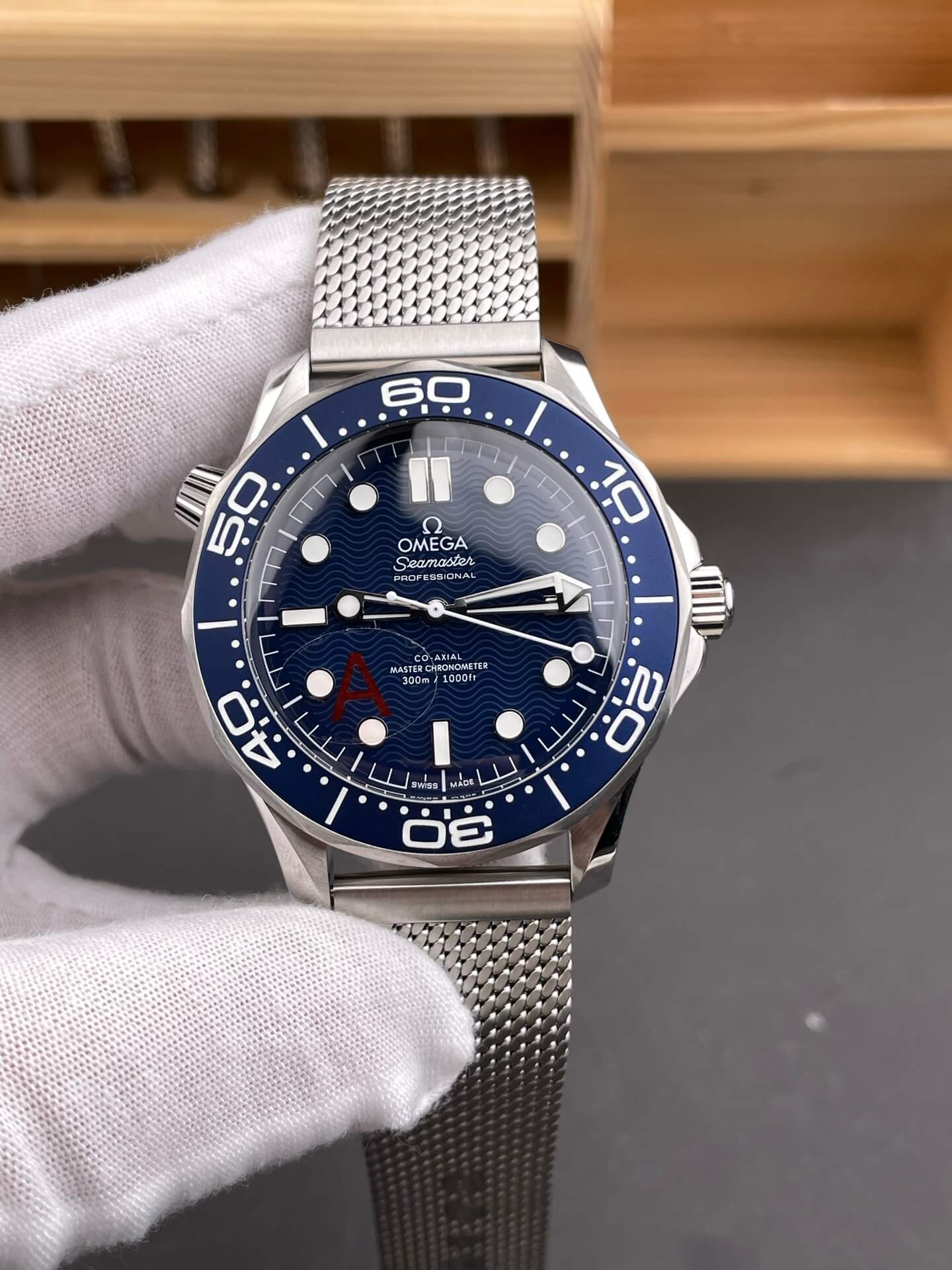 Omega Replica Seamaster Diver 300M "James Bond 60th anniversary" Super Clone Watch 21030422003002