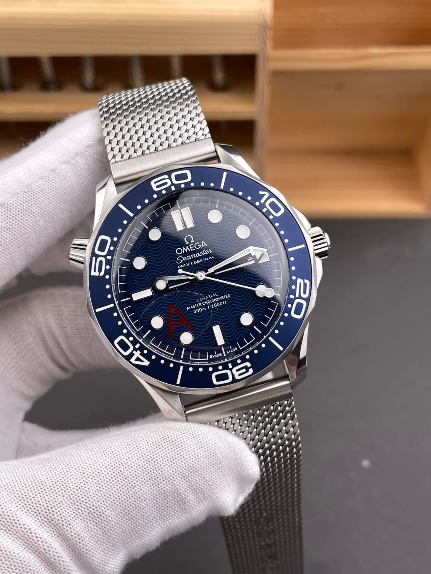 Omega Replica Seamaster Diver 300M "James Bond 60th anniversary" Super Clone Watch 21030422003002
