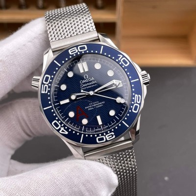 Omega Replica Seamaster Diver 300M "James Bond 60th anniversary" Super Clone Watch 21030422003002