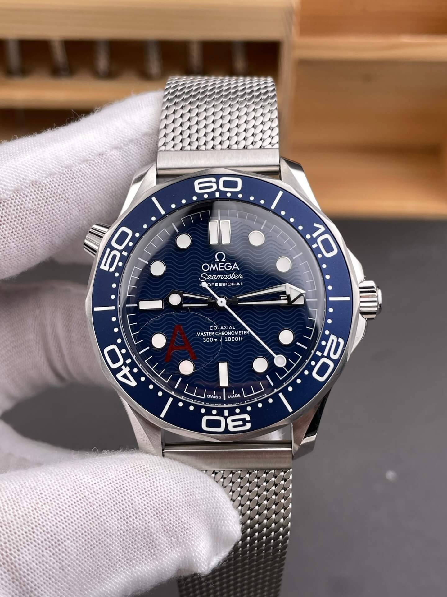 Omega Replica Seamaster Diver 300M "James Bond 60th anniversary" Super Clone Watch 21030422003002