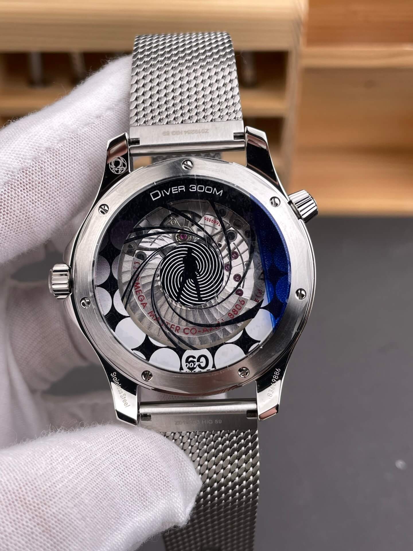 Omega Replica Seamaster Diver 300M "James Bond 60th anniversary" Super Clone Watch 21030422003002