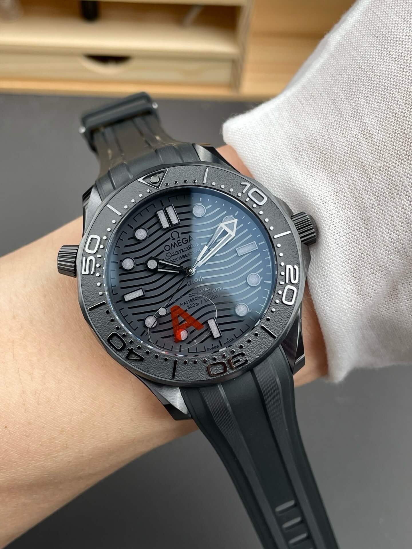 Omega Replica Seamaster Diver 300M Super Clone Watch 21092442001003 Omega Replica Seamaster Diver 300M Super Clone Watch 21092442001003