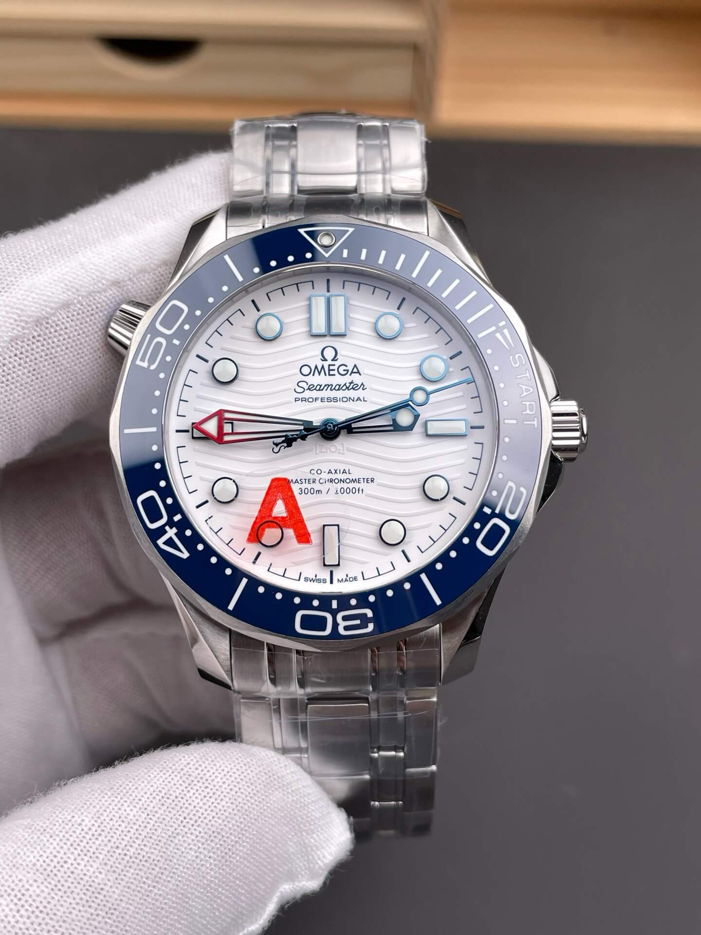 Omega Replica Seamaster Diver 300M Super Clone Watch America's Cup Limited 21030422004002 Omega Replica Seamaster Diver 300M Super Clone Watch America's Cup Limited 21030422004002
