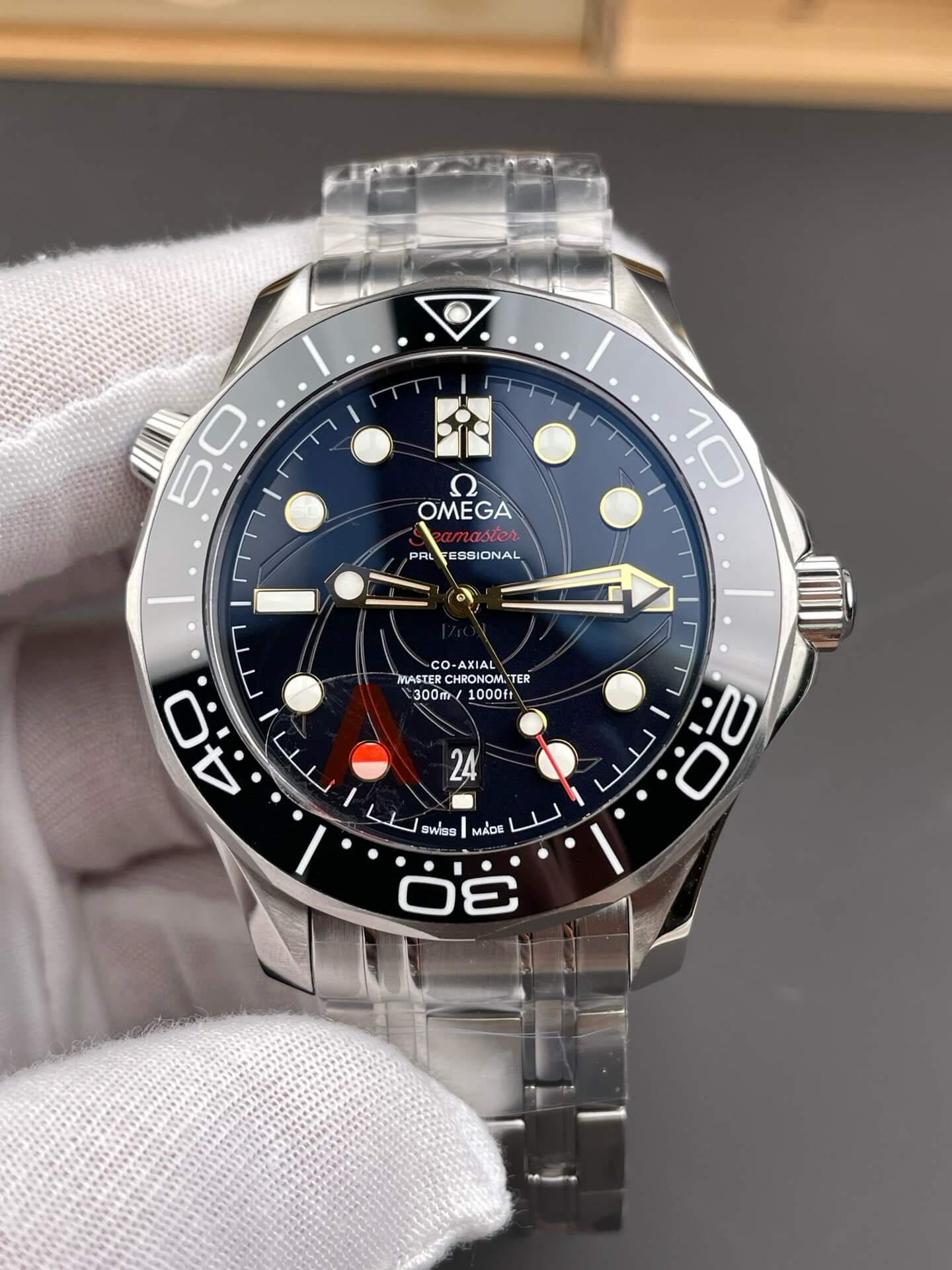 Omega Replica Seamaster Diver 300M James Bond Super Clone Watch 21022422001004 Omega Replica Seamaster Diver 300M James Bond Super Clone Watch 21022422001004