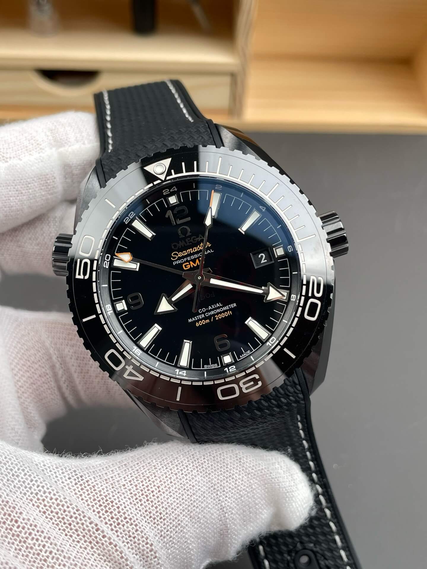 Omega Replica Seamaster Planet Ocean 600M Deep Black Super Clone Watch 21592462201001 Omega Replica Seamaster Planet Ocean 600M Deep Black Super Clone Watch 21592462201001