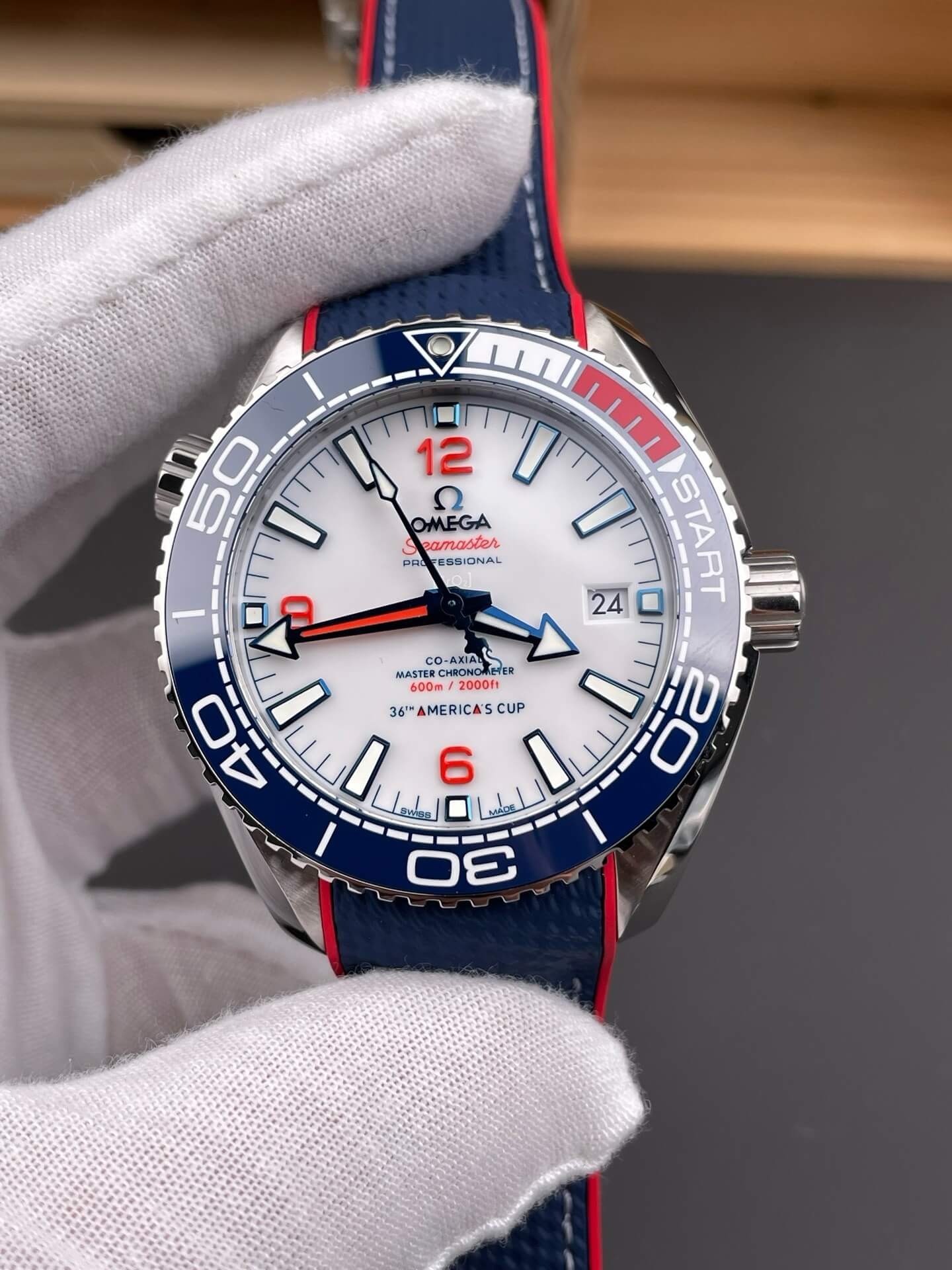Omega Replica Seamaster Planet Ocean 600m Super Clone Watch America's Cup Limited 21532432104001 Omega Replica Seamaster Planet Ocean 600m Super Clone Watch America's Cup Limited 21532432104001