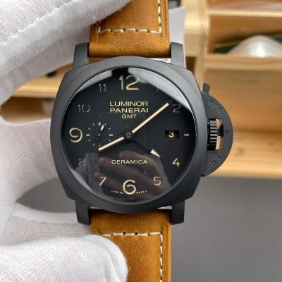 Panerai Replica Luminor 1950 GMT Ceramica Super Clone Watch PAM00441