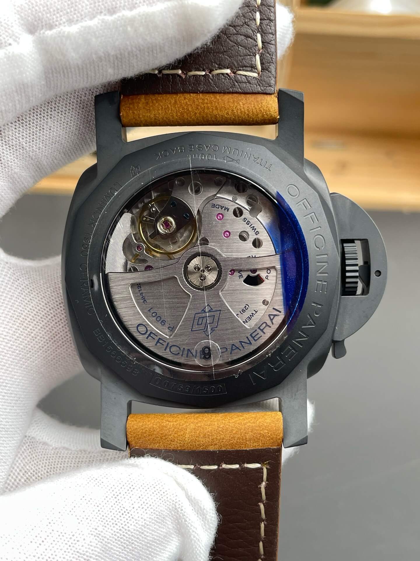 Panerai Replica Luminor 1950 GMT Ceramica Super Clone Watch PAM00441 Panerai Replica Luminor 1950 GMT Ceramica Super Clone Watch PAM00441