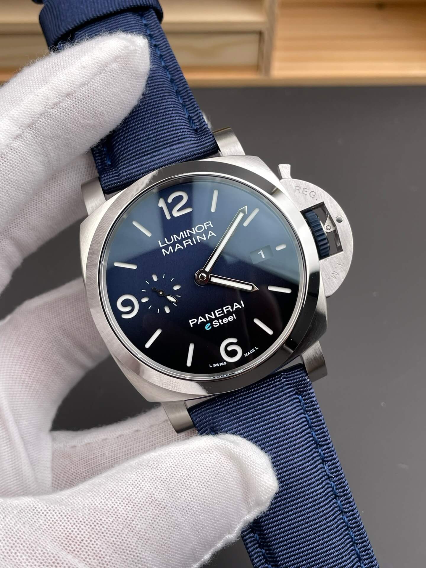 Panerai Replica Luminor Marina Blu Profondo Super Clone Watch PAM01157 Panerai Replica Luminor Marina Blu Profondo Super Clone Watch PAM01157