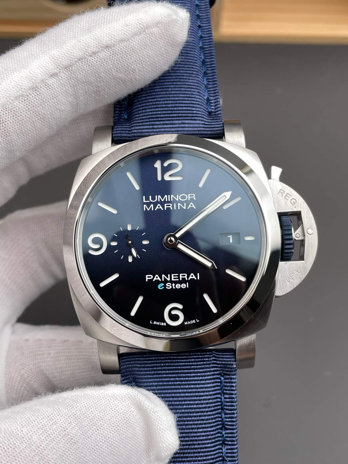 Panerai Replica Luminor Marina Blu Profondo Super Clone Watch PAM01157 Panerai Replica Luminor Marina Blu Profondo Super Clone Watch PAM01157