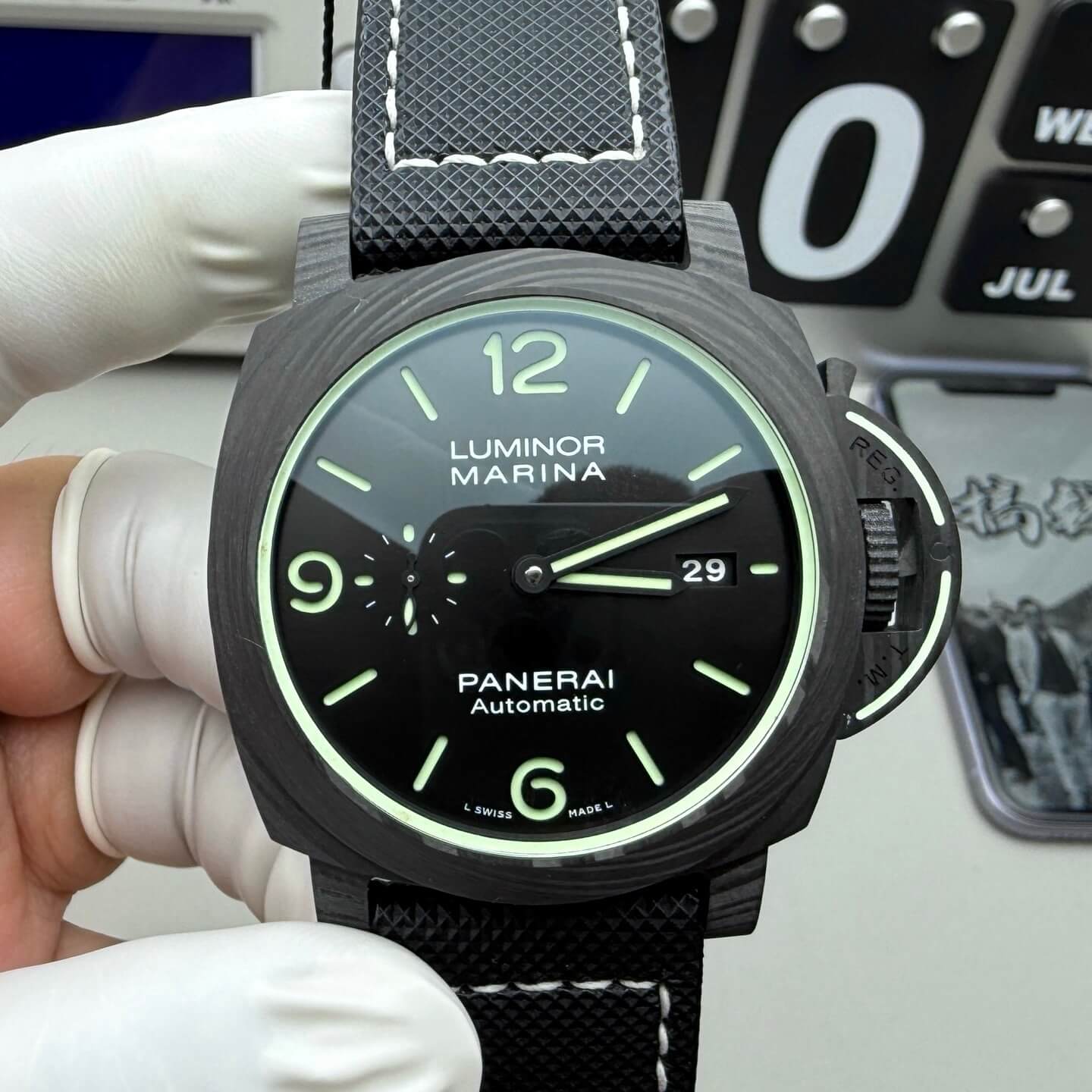 Panerai Replica Luminor Marina Carbotech Super Clone Watch PAM01118
