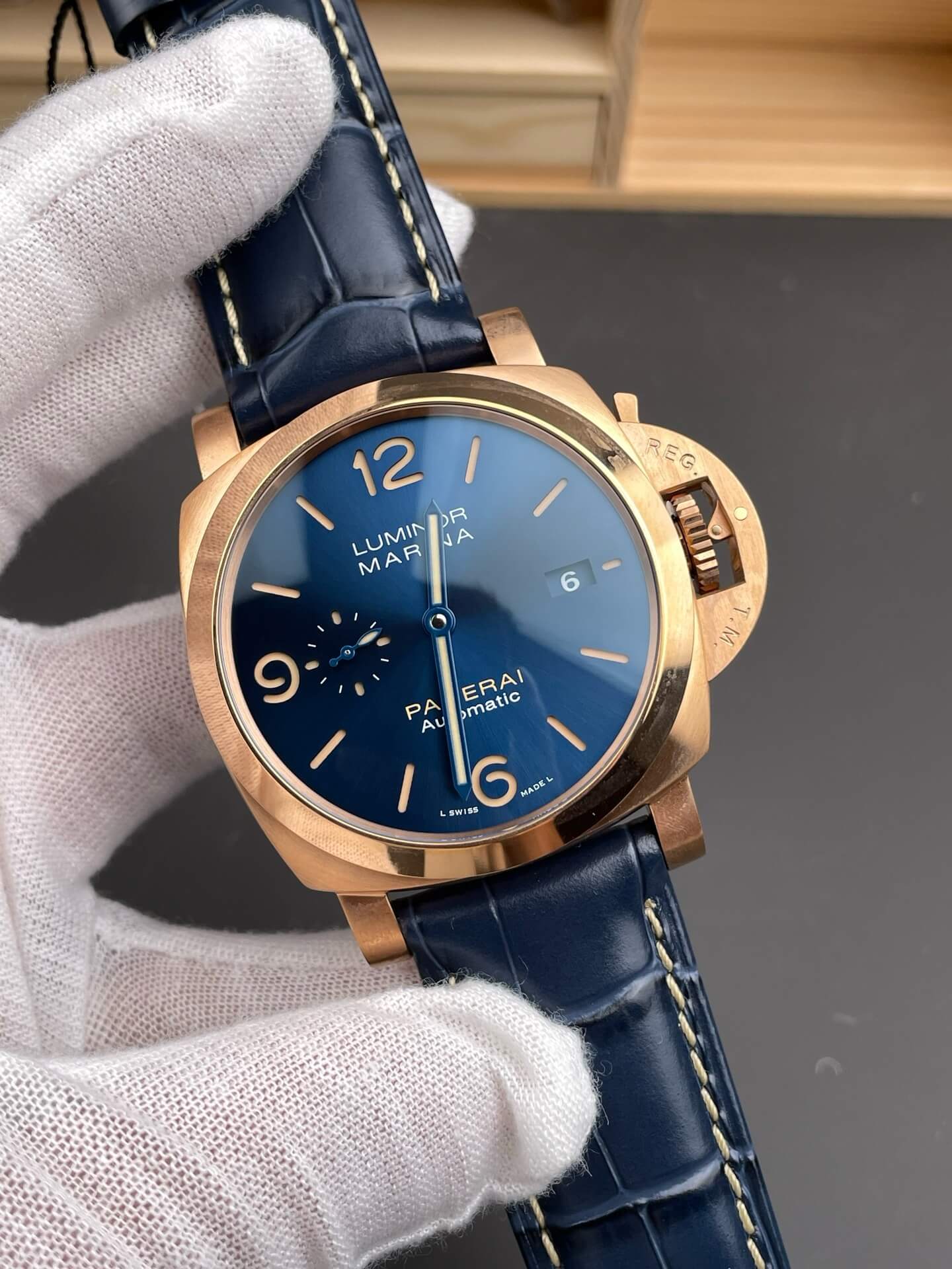 Panerai Replica Luminor Marina Goldtech Super Clone Watch PAM01114 Panerai Replica Luminor Marina Goldtech Super Clone Watch PAM01114