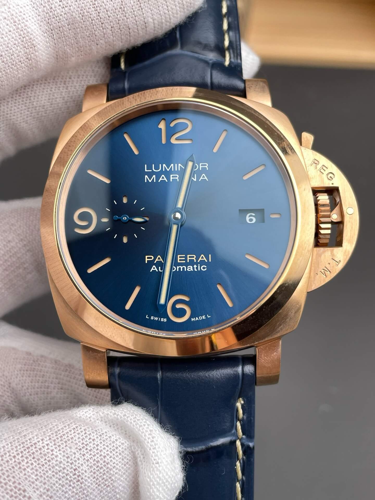 Panerai Replica Luminor Marina Goldtech Super Clone Watch PAM01114 Panerai Replica Luminor Marina Goldtech Super Clone Watch PAM01114