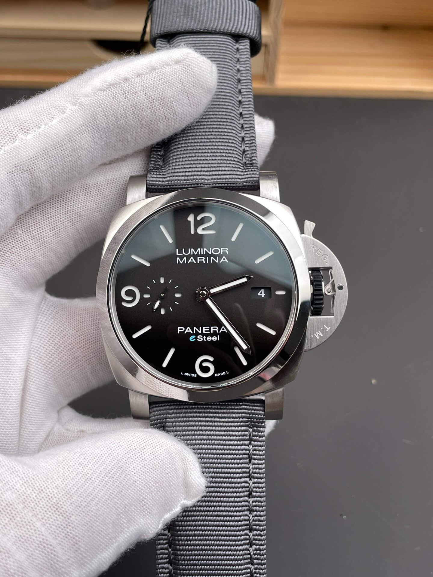 Panerai Replica Luminor Marina Grigio Roccia Super Clone Watch PAM01358 Panerai Replica Luminor Marina Grigio Roccia Super Clone Watch PAM01358