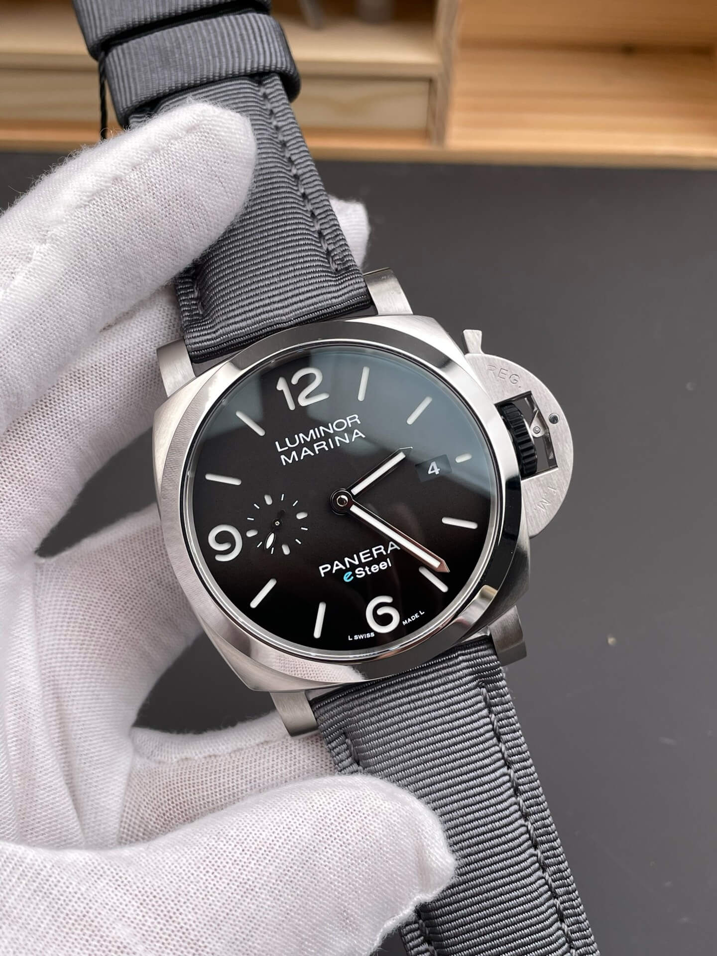 Panerai Replica Luminor Marina Grigio Roccia Super Clone Watch PAM01358 Panerai Replica Luminor Marina Grigio Roccia Super Clone Watch PAM01358