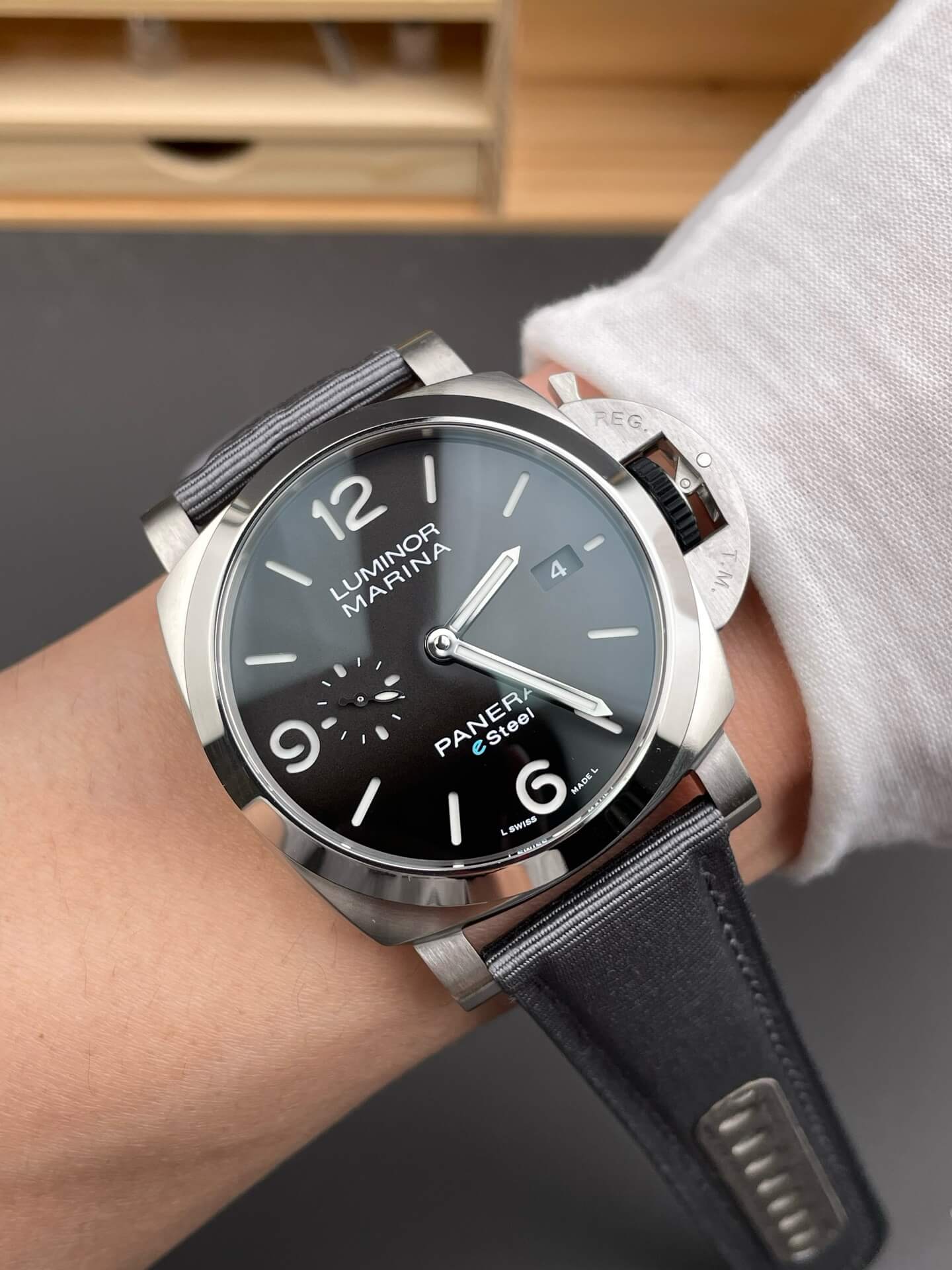 Panerai Replica Luminor Marina Grigio Roccia Super Clone Watch PAM01358 Panerai Replica Luminor Marina Grigio Roccia Super Clone Watch PAM01358