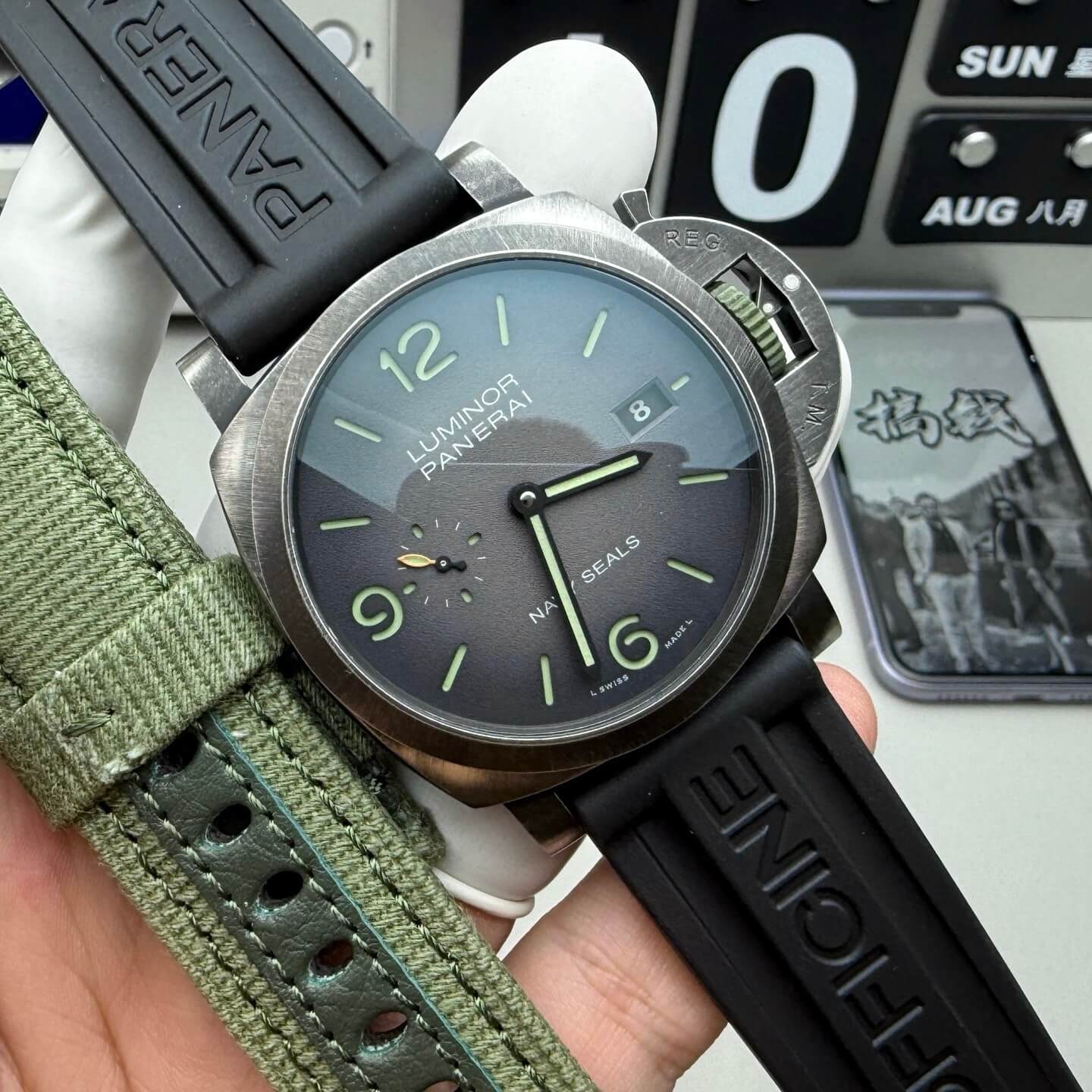 Panerai Replica Luminor Marina Navy SEALs Super Clone Watch PAM01412