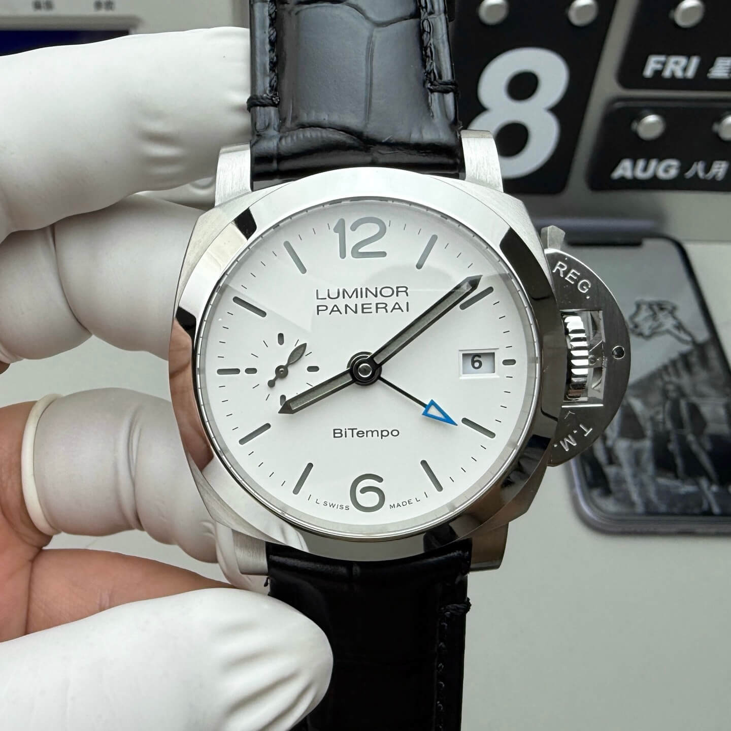 Panerai Replica Luminor Quaranta BiTempo Super Clone Watch PAM01367