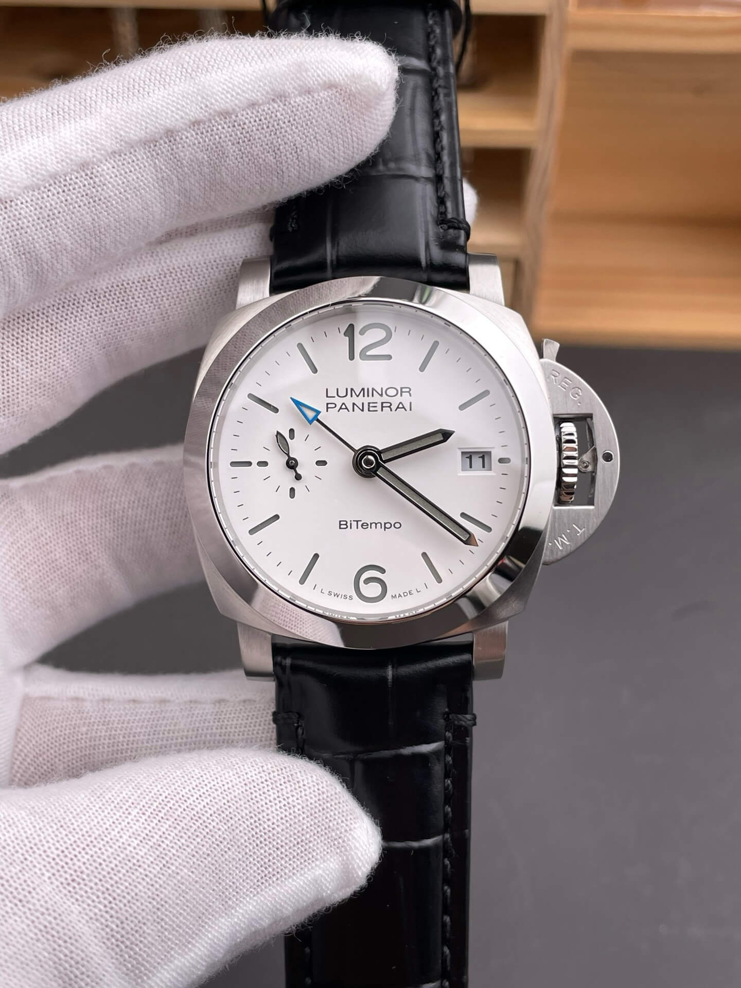 Panerai Replica Luminor Quaranta BiTempo Super Clone Watch PAM01367