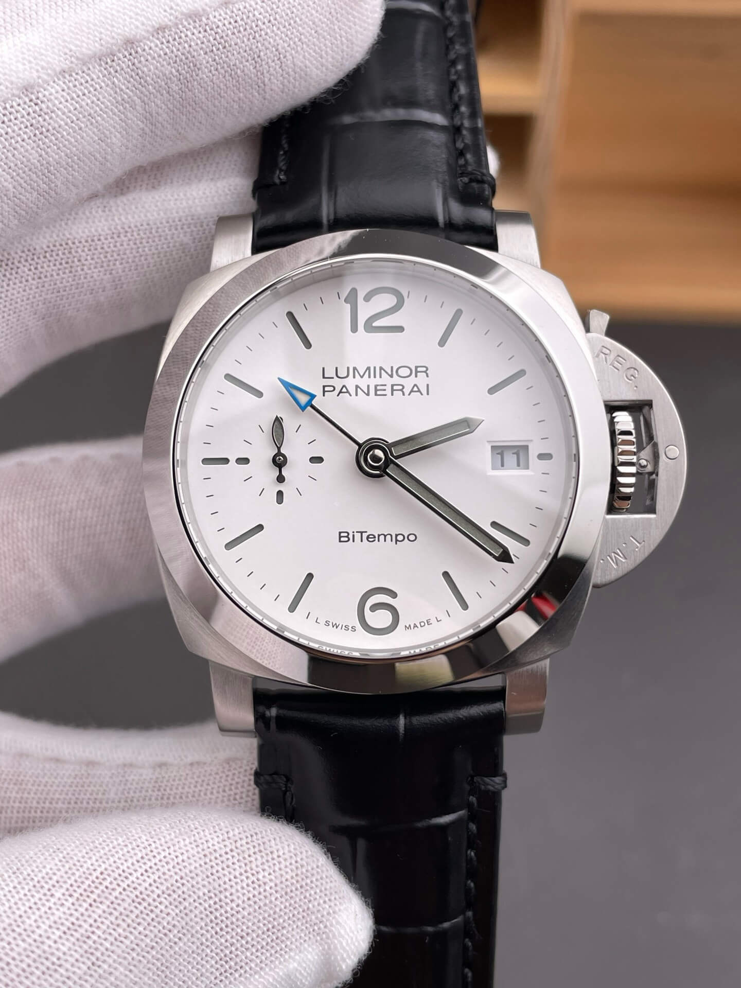 Panerai Replica Luminor Quaranta BiTempo Super Clone Watch PAM01367
