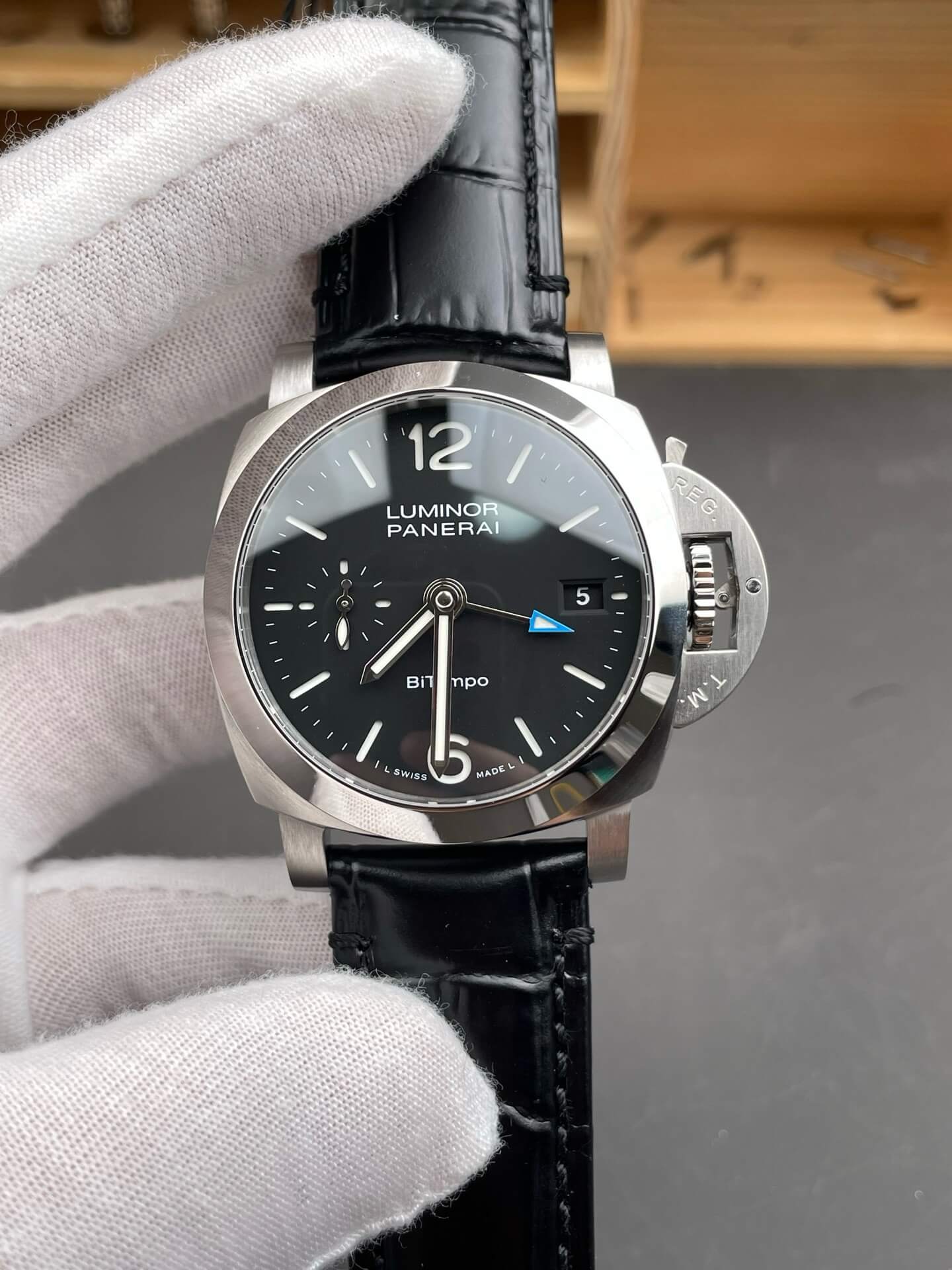 Panerai Replica Luminor Quaranta BiTempo Super Clone Watch PAM01365