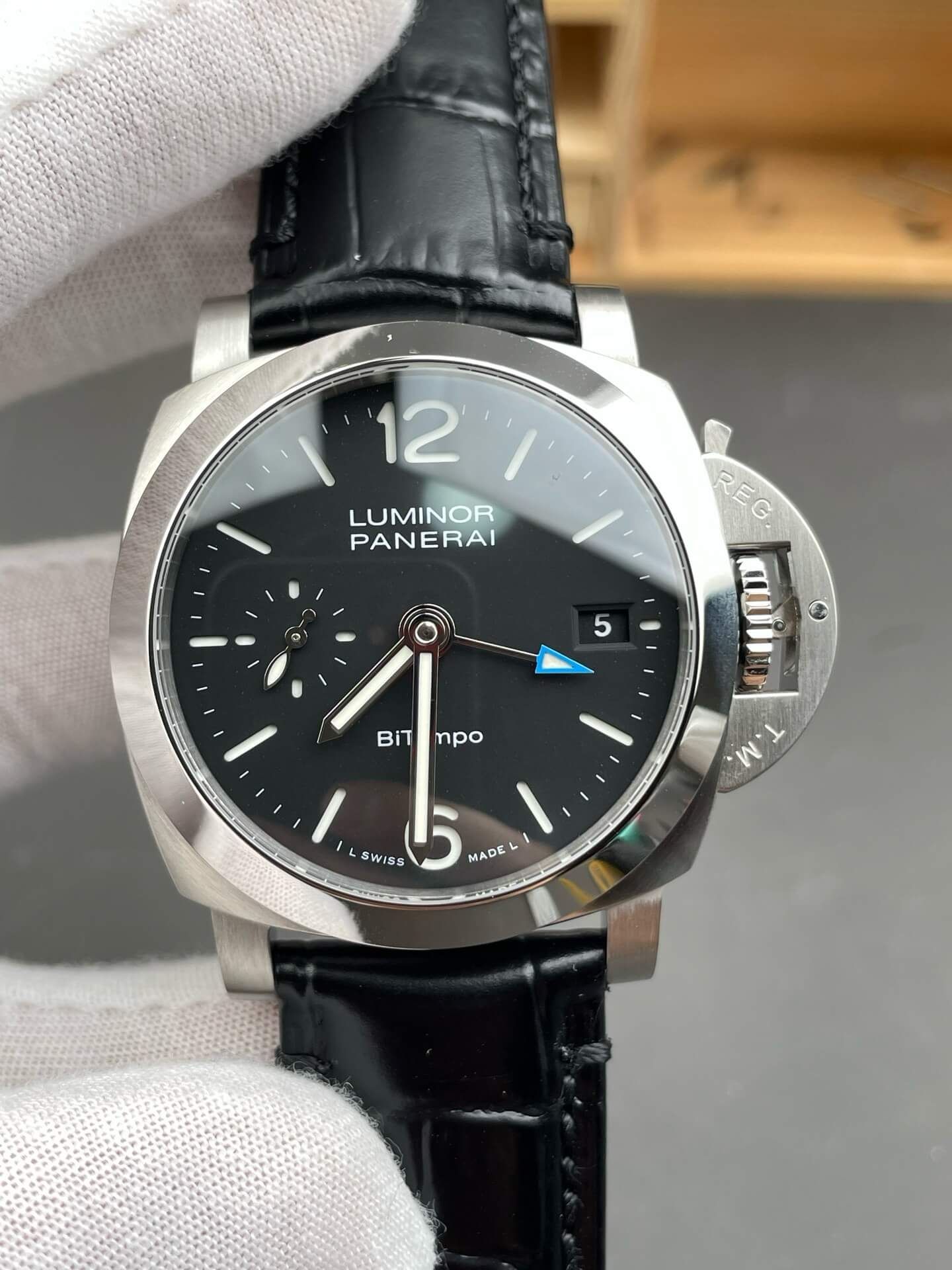 Panerai Replica Luminor Quaranta BiTempo Super Clone Watch PAM01365