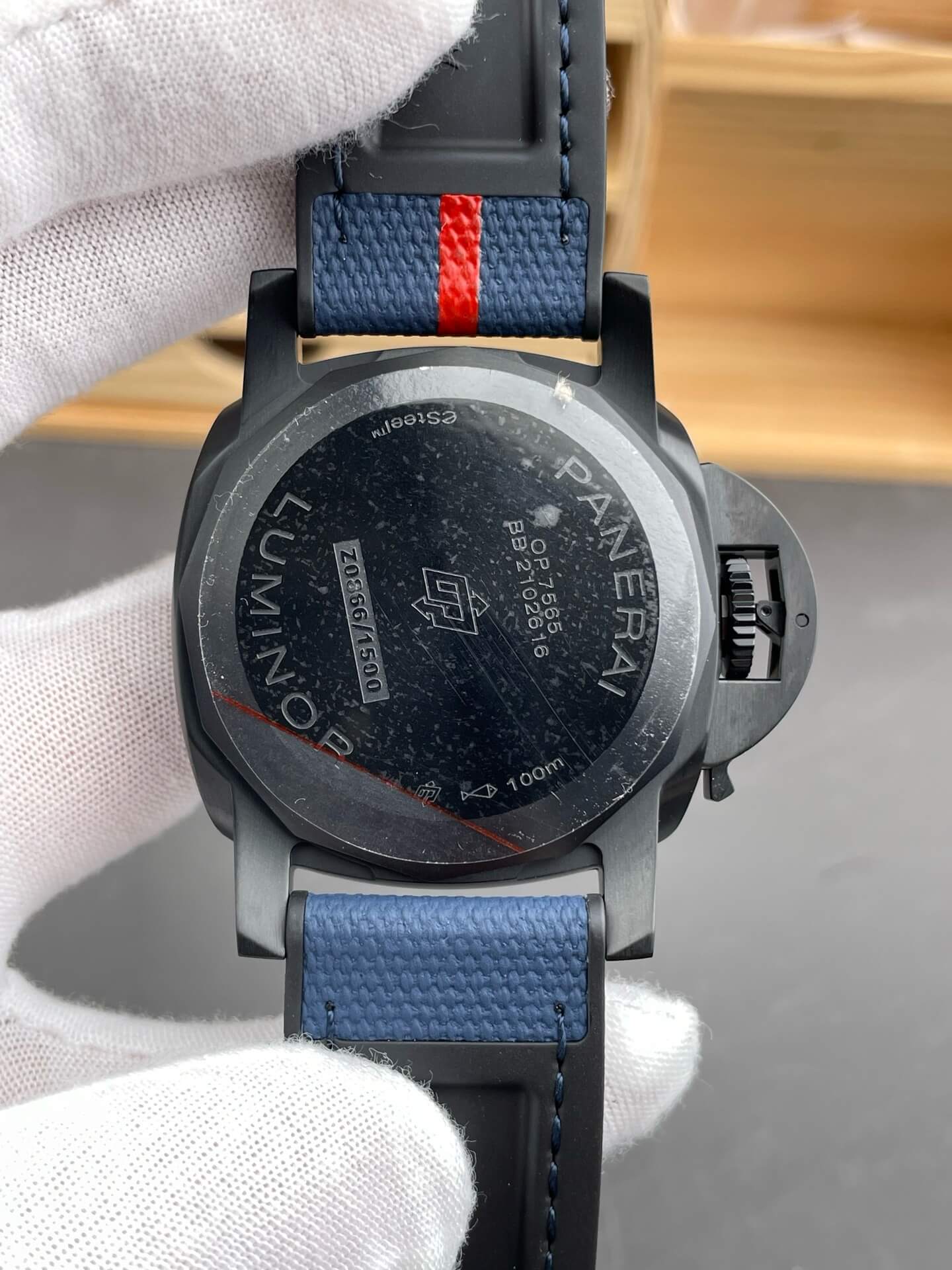 Panerai Replica Luminor Quaranta Steel DLC Luna Rossa Super Clone Watch PAM01408