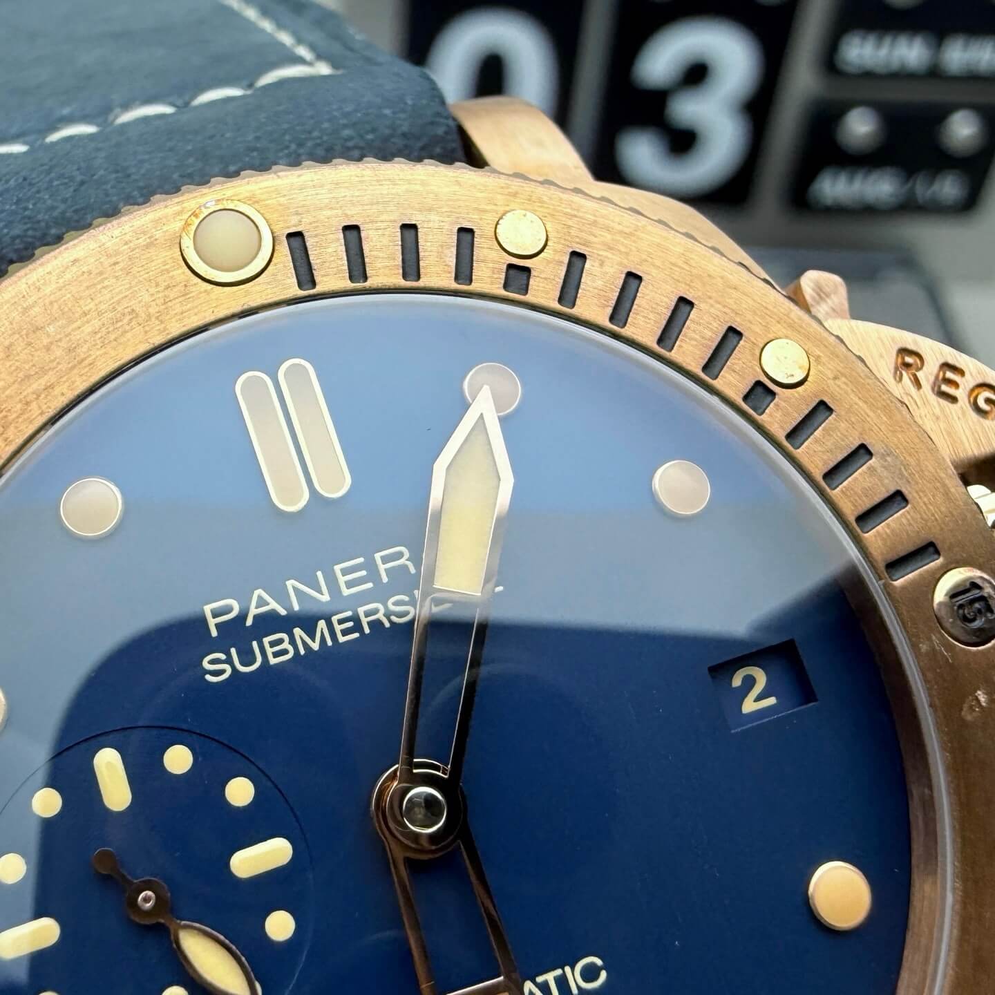 Panerai Replica Submersible Bronzo Super Clone Watch PAM01074