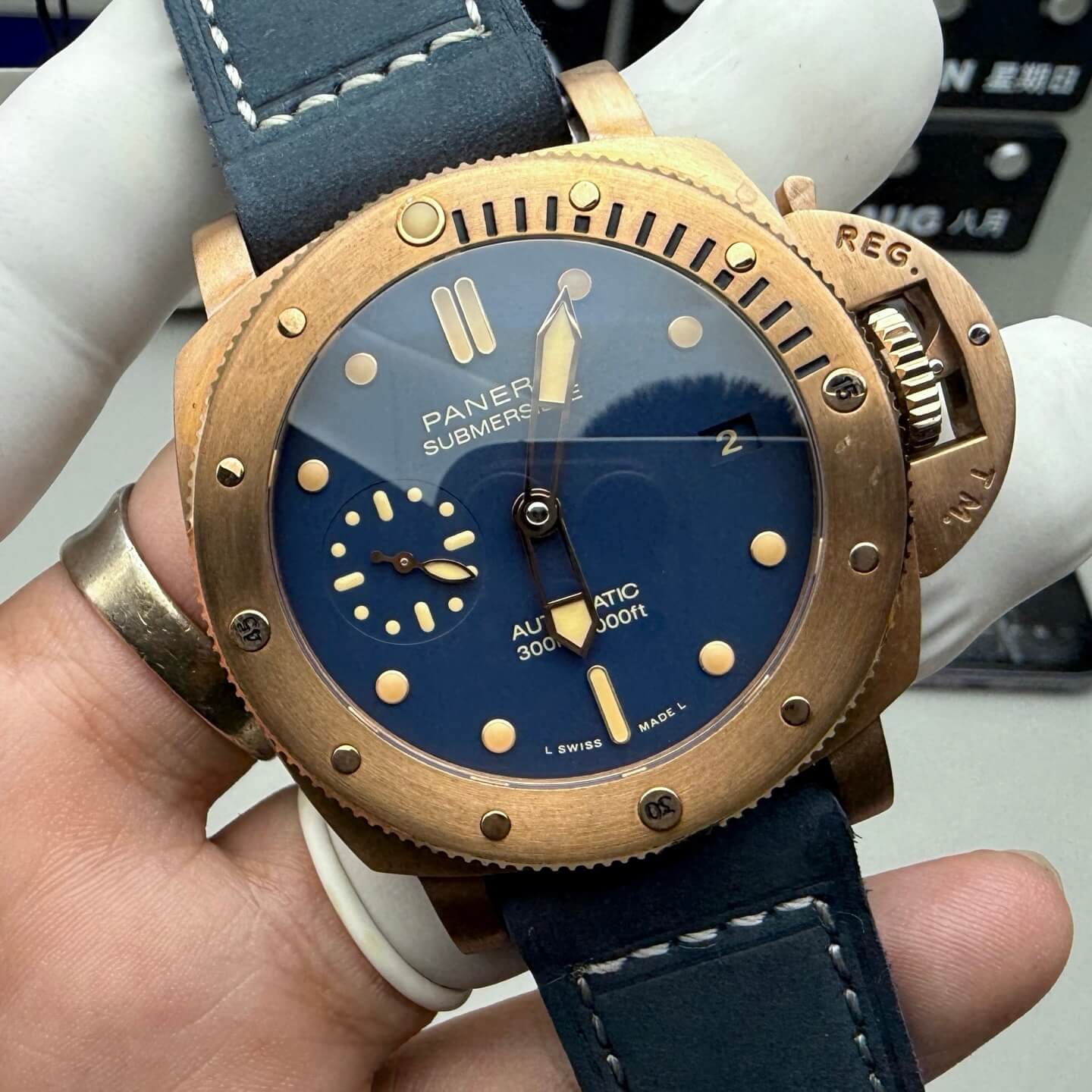 Panerai Replica Submersible Bronzo Super Clone Watch PAM01074