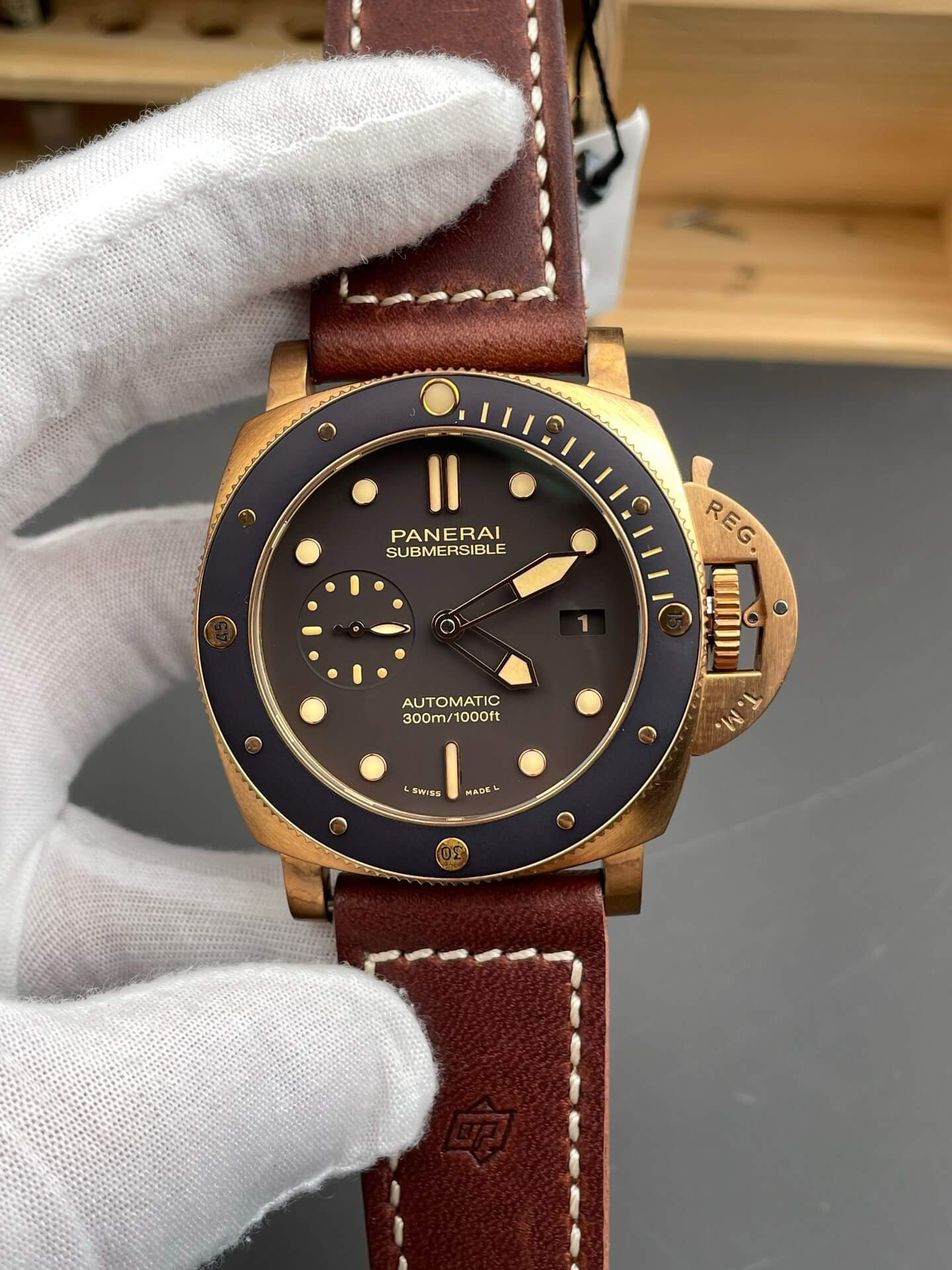 Panerai Replica Submersible Bronzo Super Clone Watch PAM00968 Panerai Replica Submersible Bronzo Super Clone Watch PAM00968