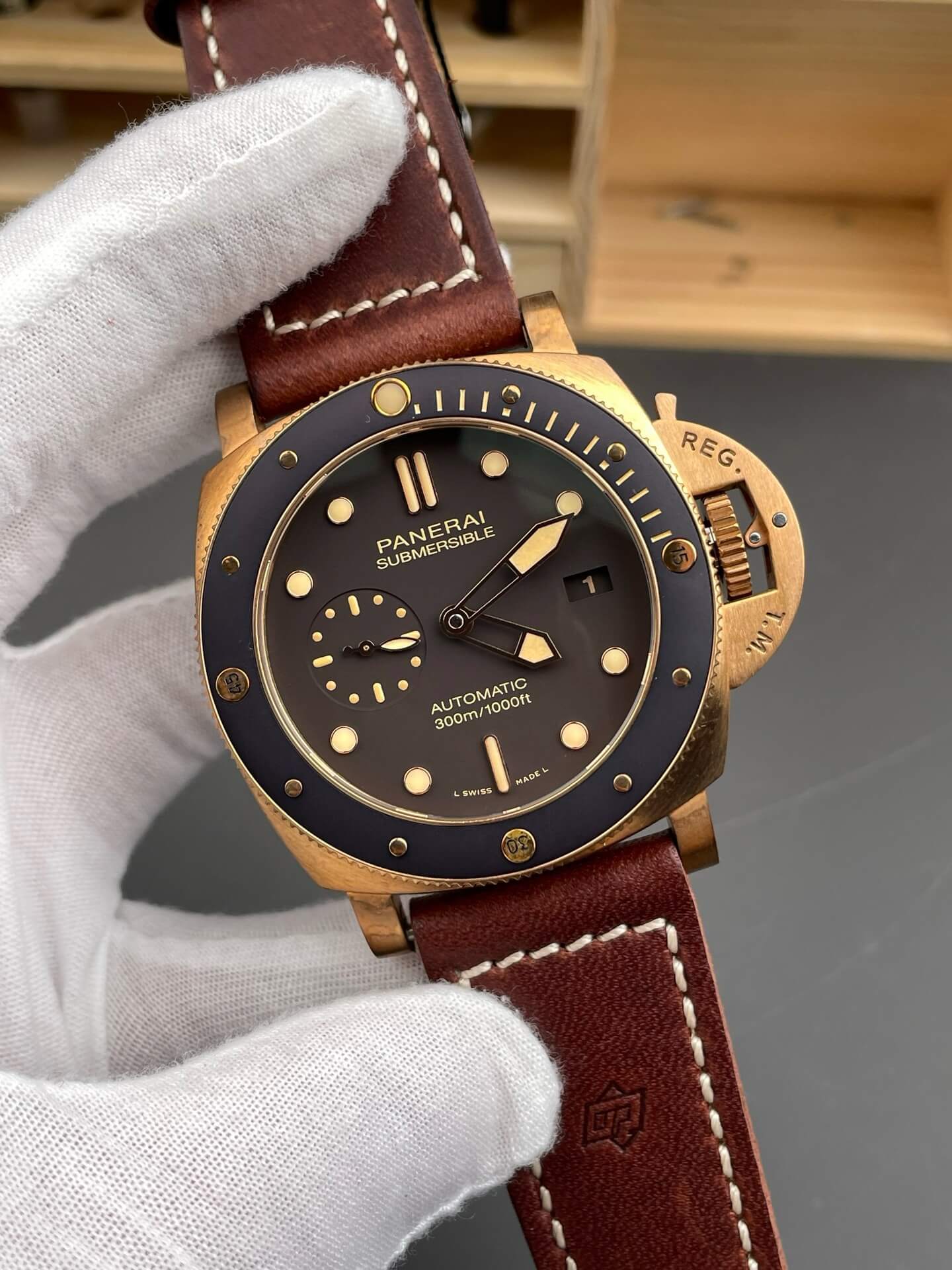 Panerai Replica Submersible Bronzo Super Clone Watch PAM00968 Panerai Replica Submersible Bronzo Super Clone Watch PAM00968